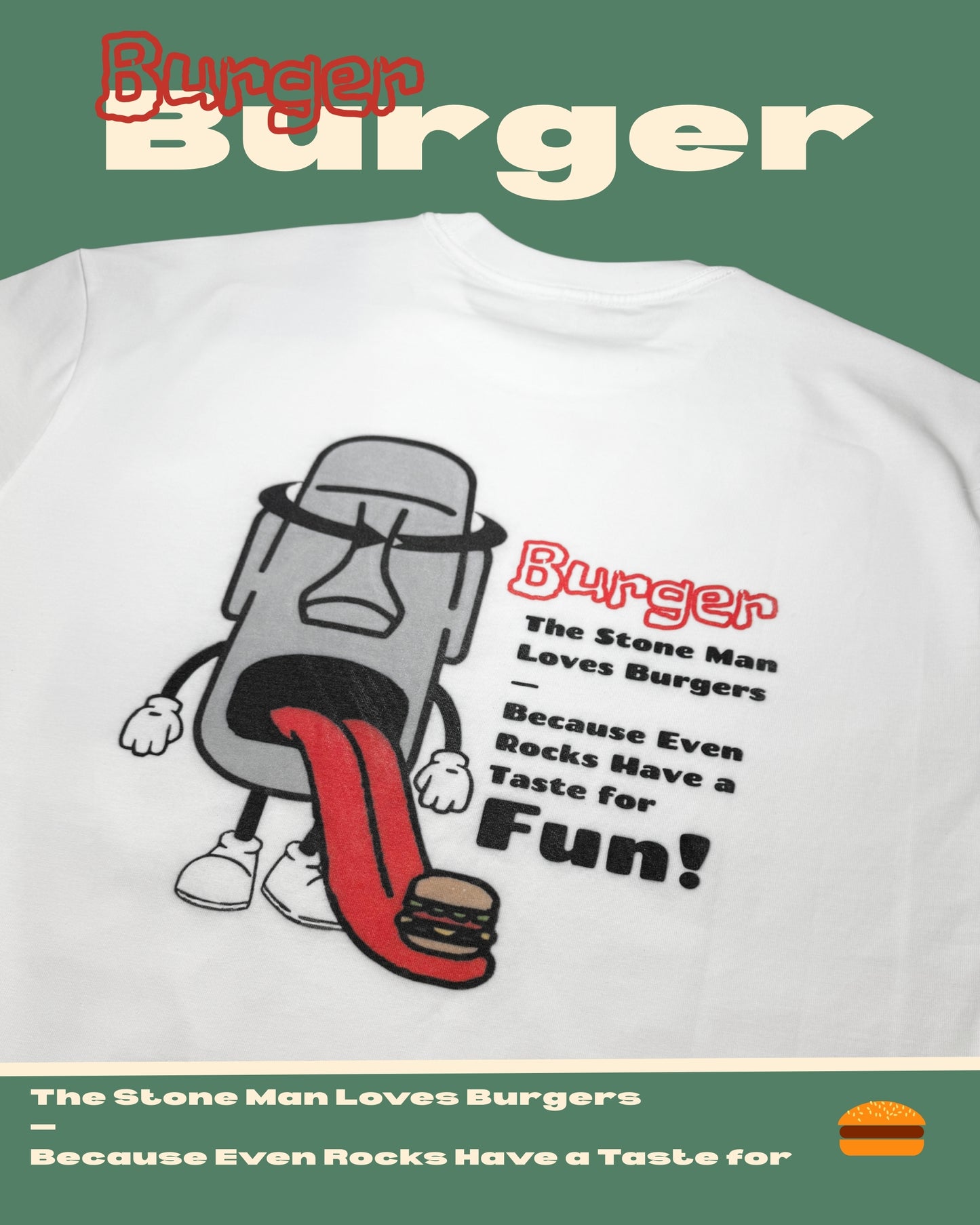 TURNOVER 2025SS “Burger Tee "
“25SST7 漢堡TEE”