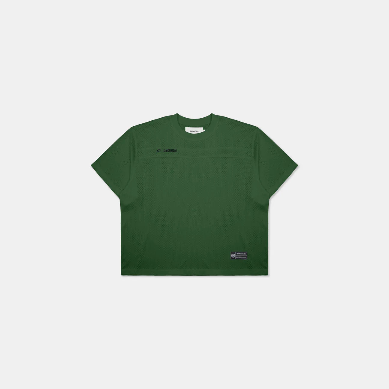 SIMON MADE TS-2512 SPORT 刺繡 網眼 運動 短T