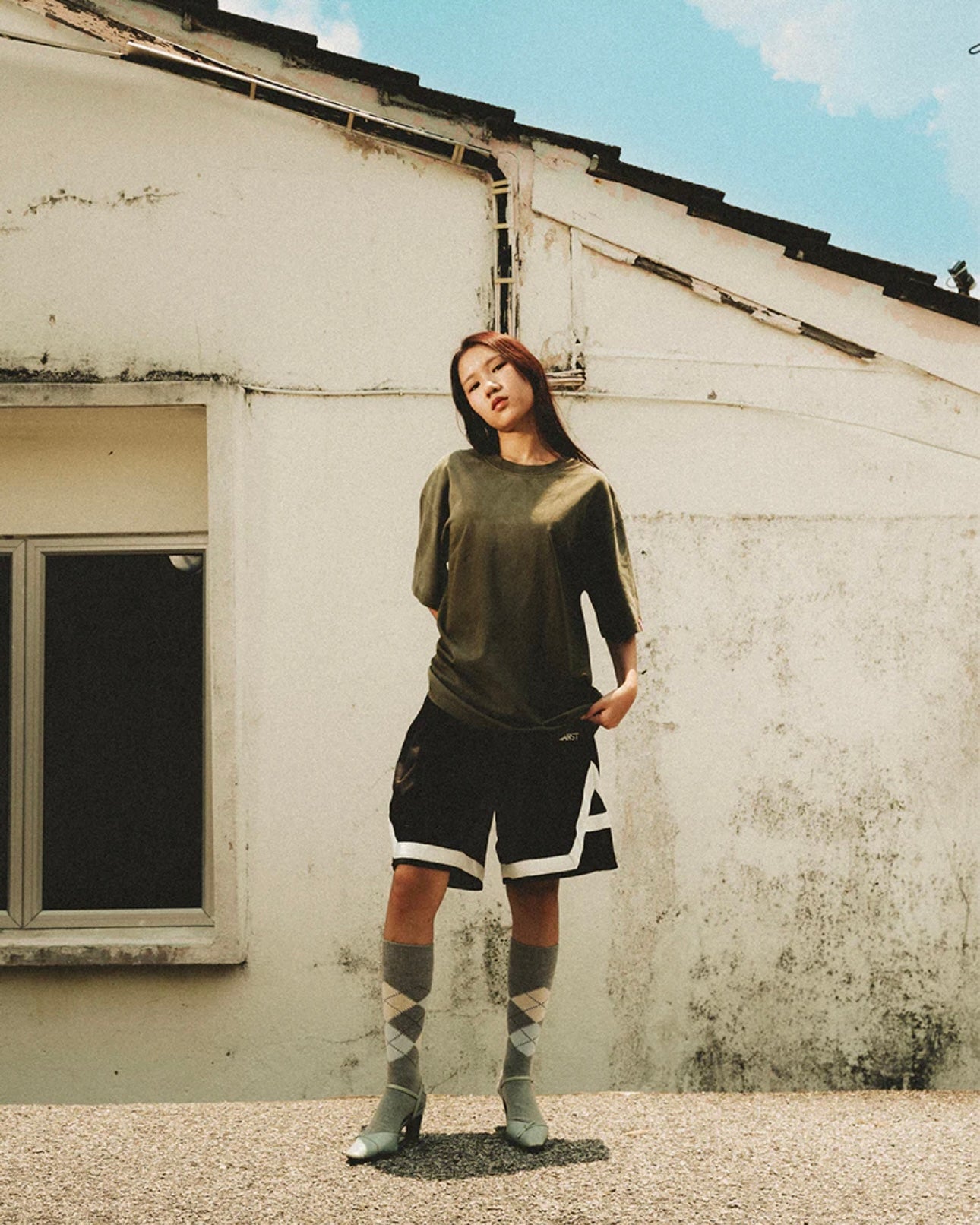 WASHED LIGHTWEIGHT TEE COFFEE