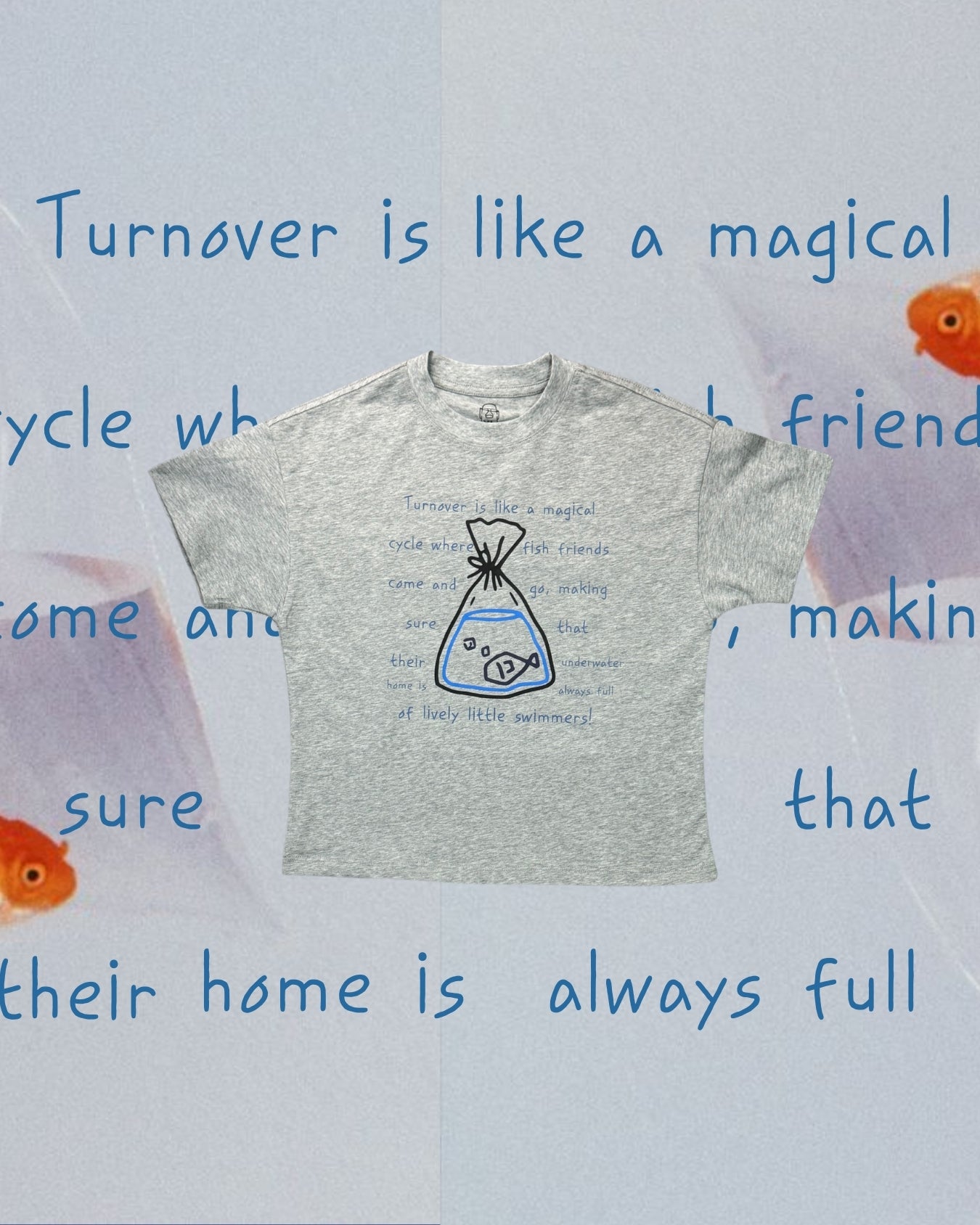 TURNOVER 2025SS FedEx Fins TEE
“25SSWT7 快遞中的鰭TEE”
