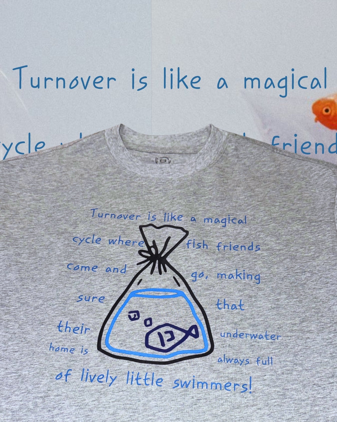 TURNOVER 2025SS FedEx Fins TEE
“25SSWT7 快遞中的鰭TEE”