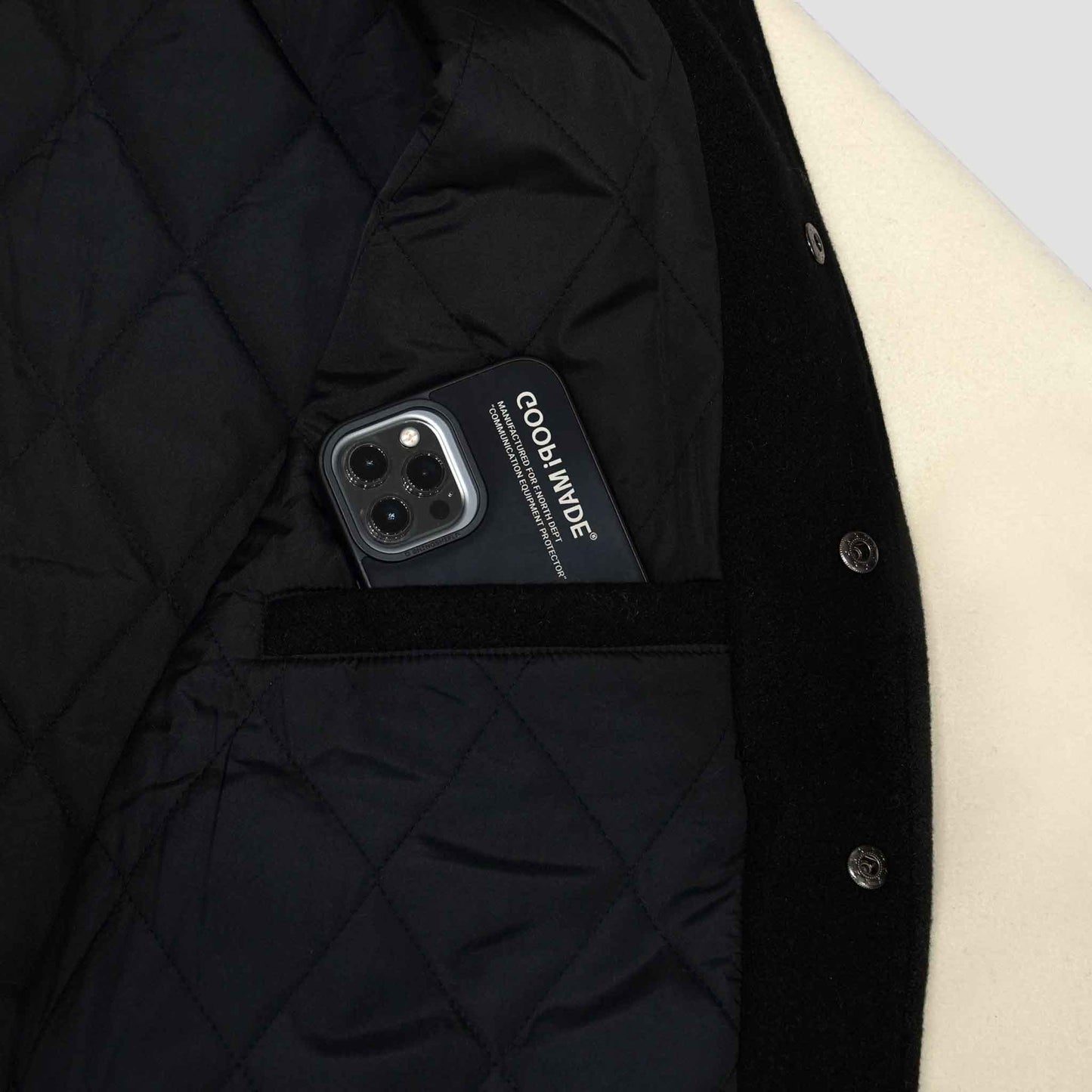 QUEST NEW ORDER JACKET 仿羊毛 棒球外套