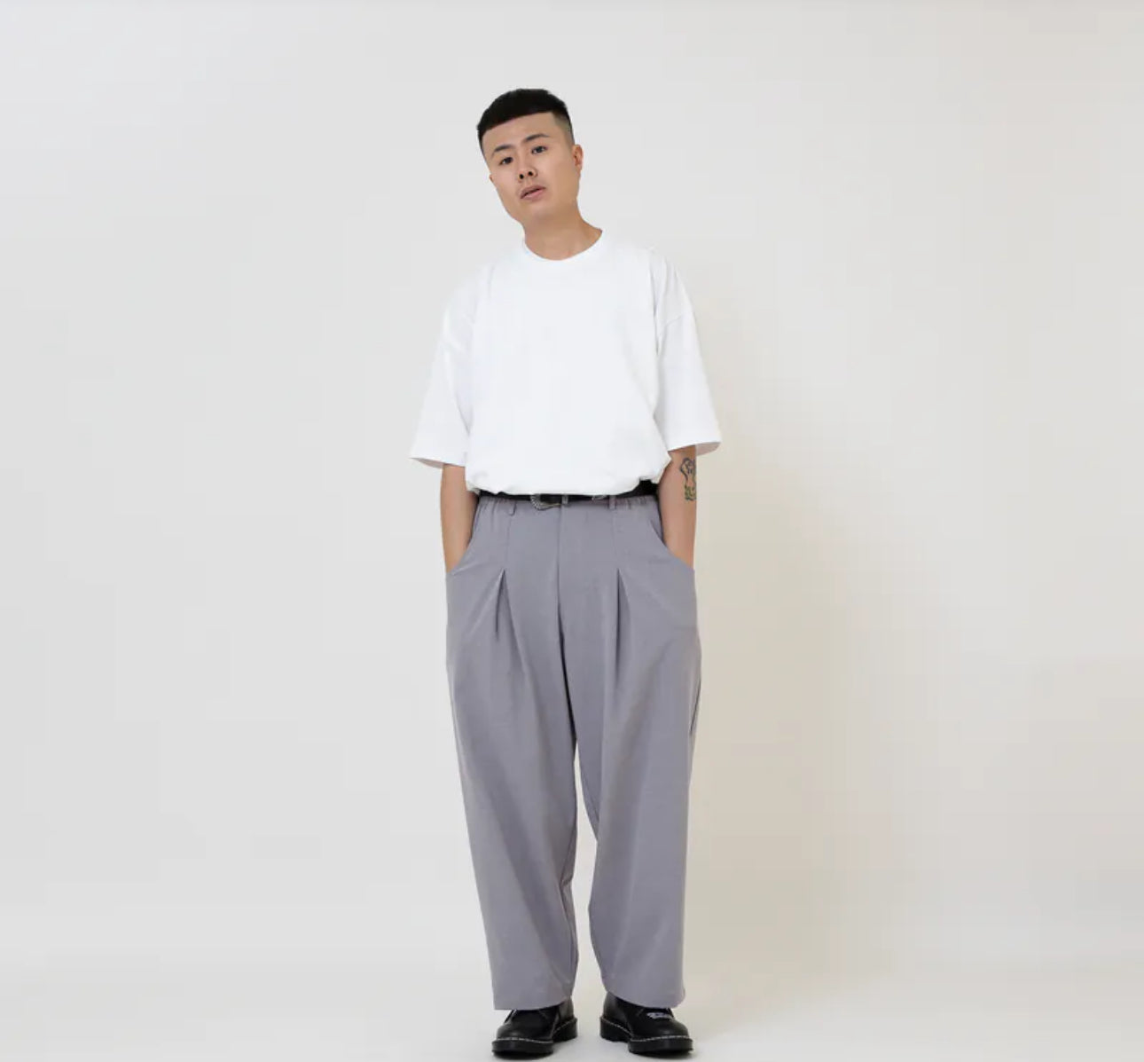 ANST 出芽打折西裝長褲 882505
