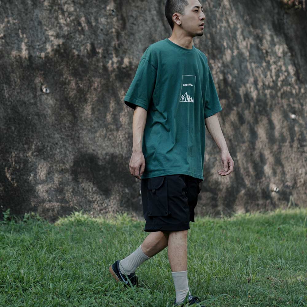 【QUEST】現貨 QUEST OUTLINE MOUNTAIN TEE 圖案 短袖 上衣