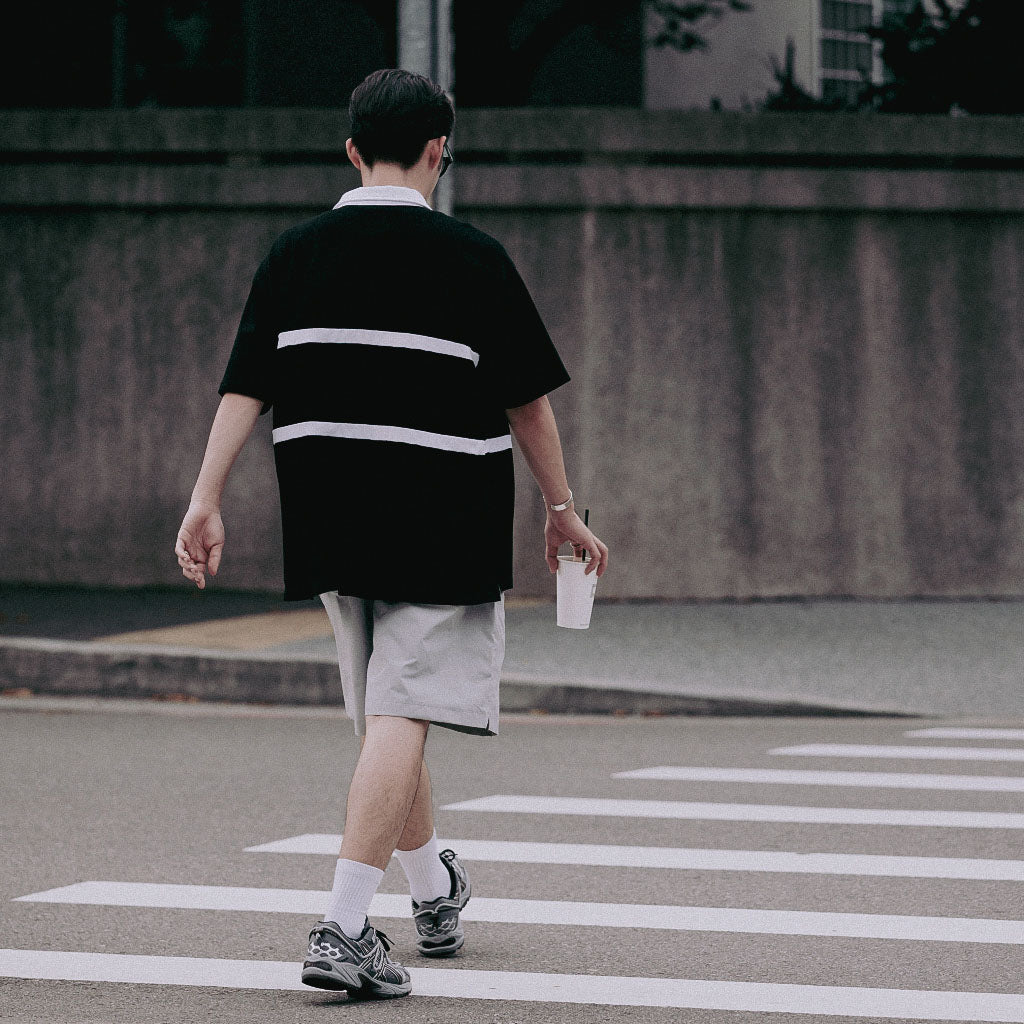 【QUEST】SCRIPT LOGO RUGBY POLO - 草寫字體POLO衫