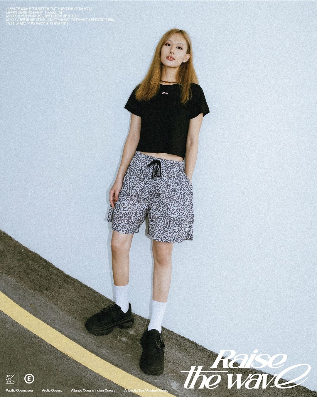 COWAVE 2024 Spring & Summer Leopard print shorts