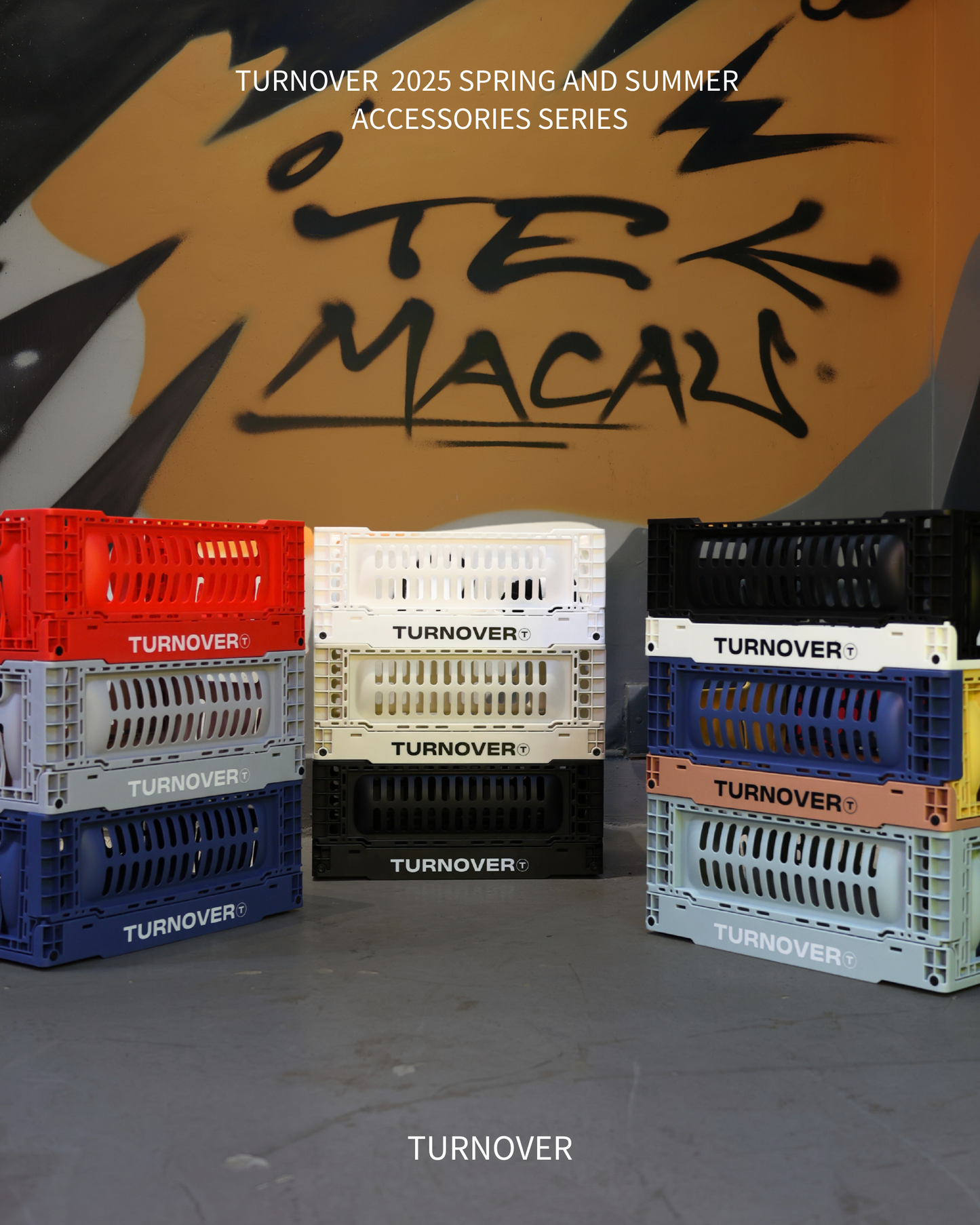 TURNOVER COLLAPSIBLE STORAGE CRATE 可折疊收納籃 A2506