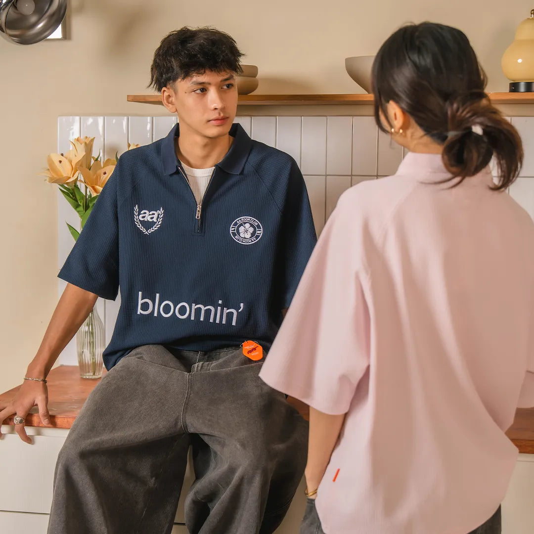 A.A Polo Waffle Navy