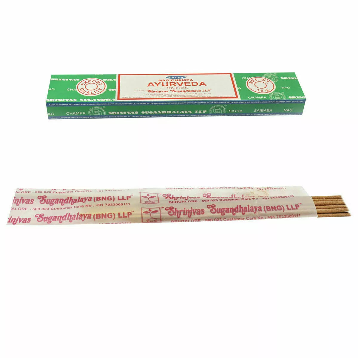 【全球最暢銷的線香】SATYA SAI BABA 賽巴巴 Nag Champa AYURVEDA 印度 線香 (15g)