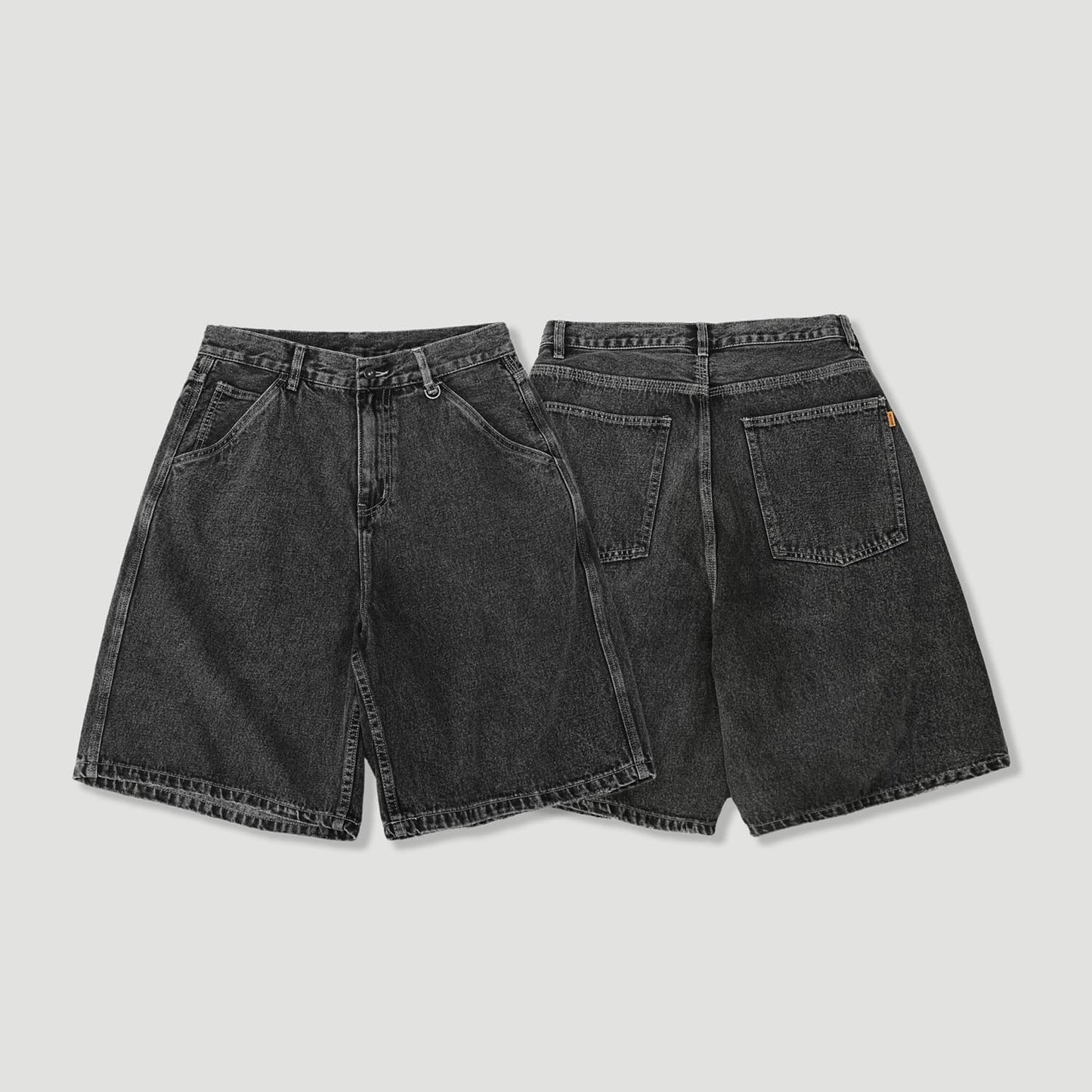QUEST DENIM WASH SHORTS 七分 水洗 牛仔短褲