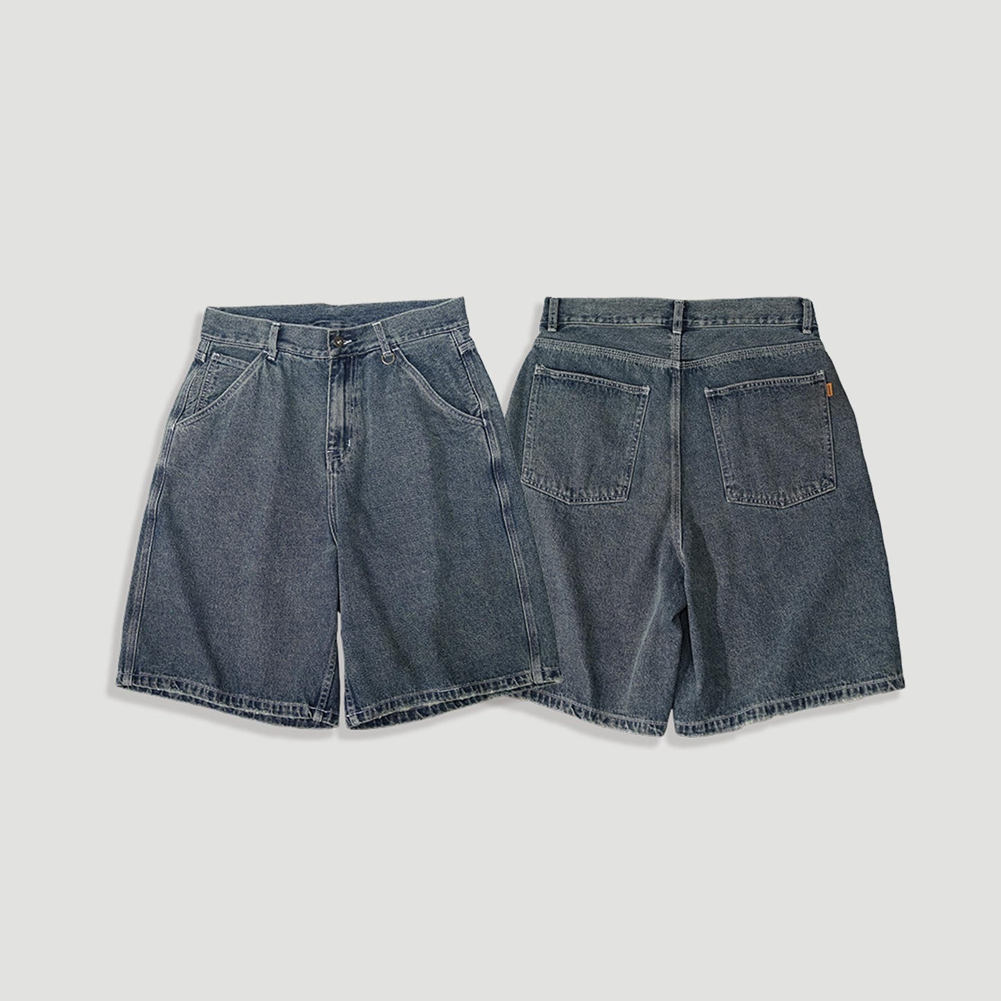QUEST DENIM WASH SHORTS 七分 水洗 牛仔短褲