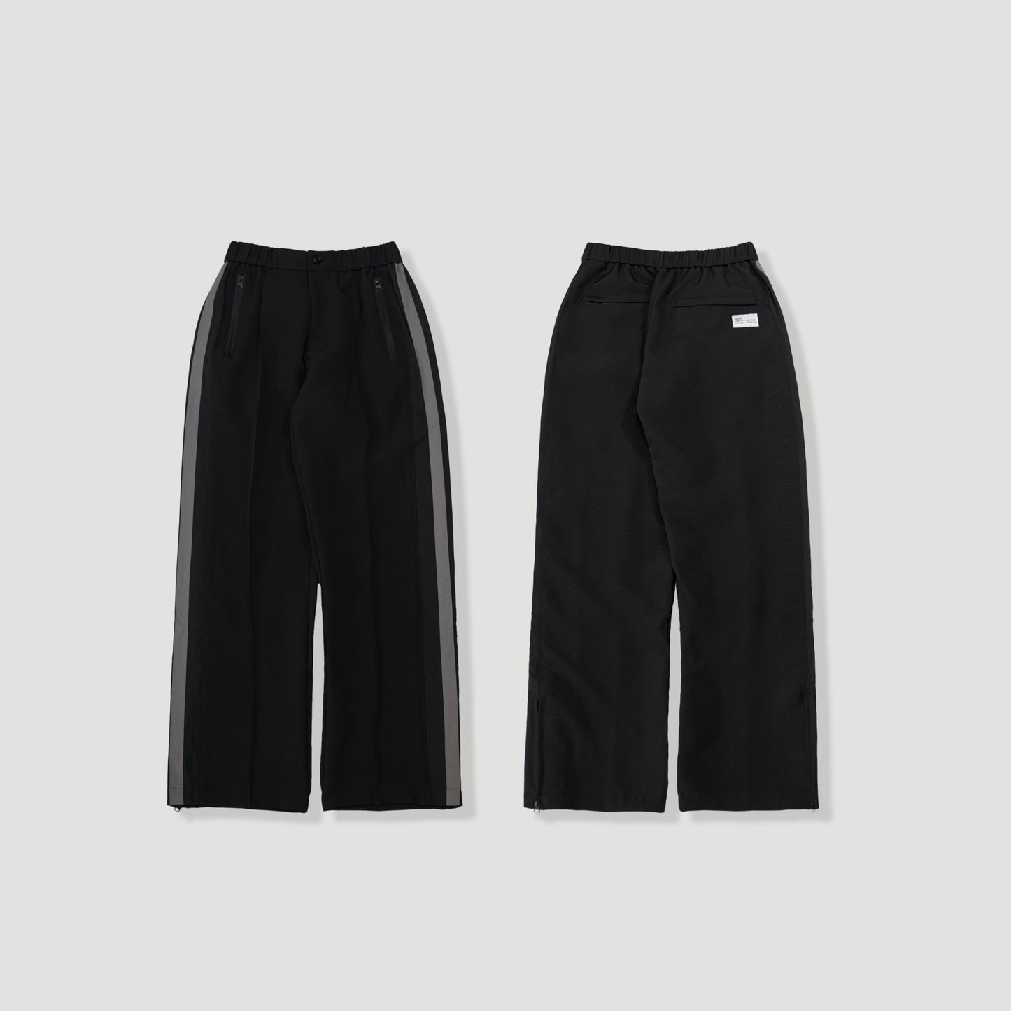 QUEST CUT LINE TRACK PANTS 拼接開岔運動長褲