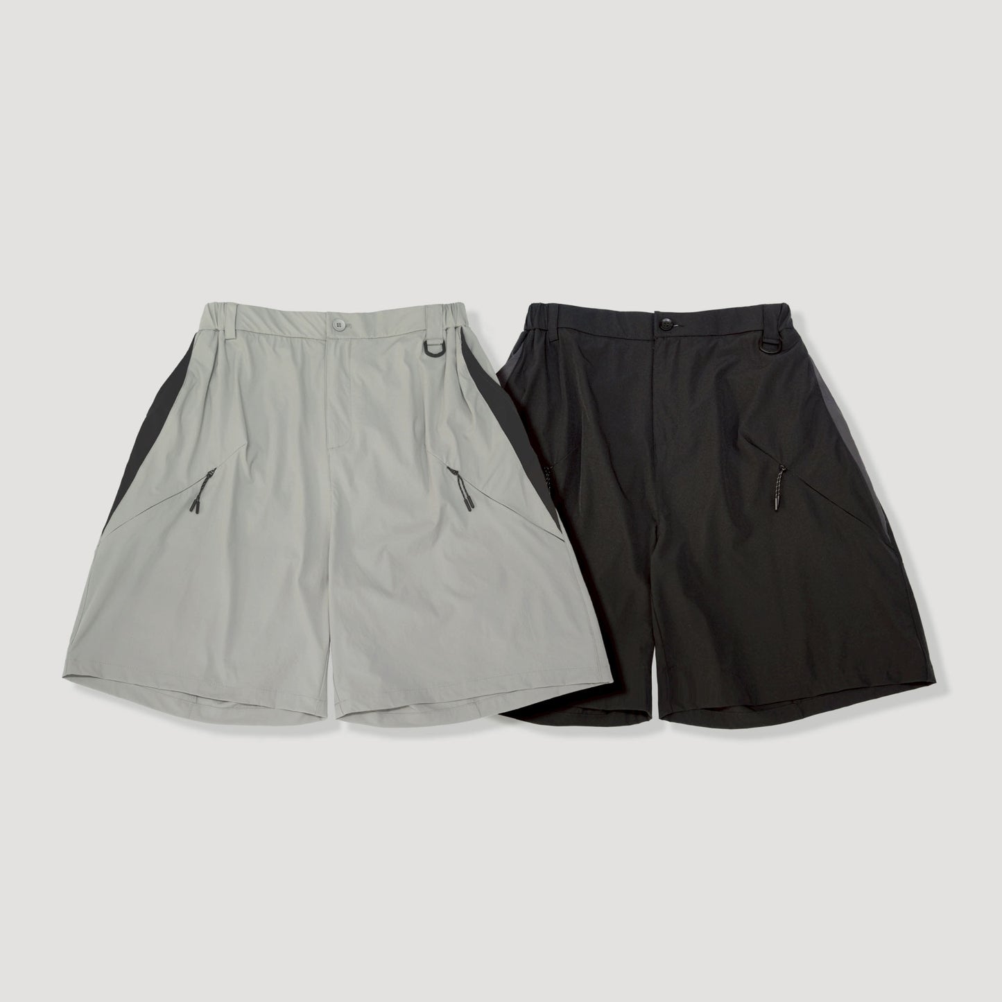 QUEST SPLICING ZIP SHORTS 拉鍊短褲