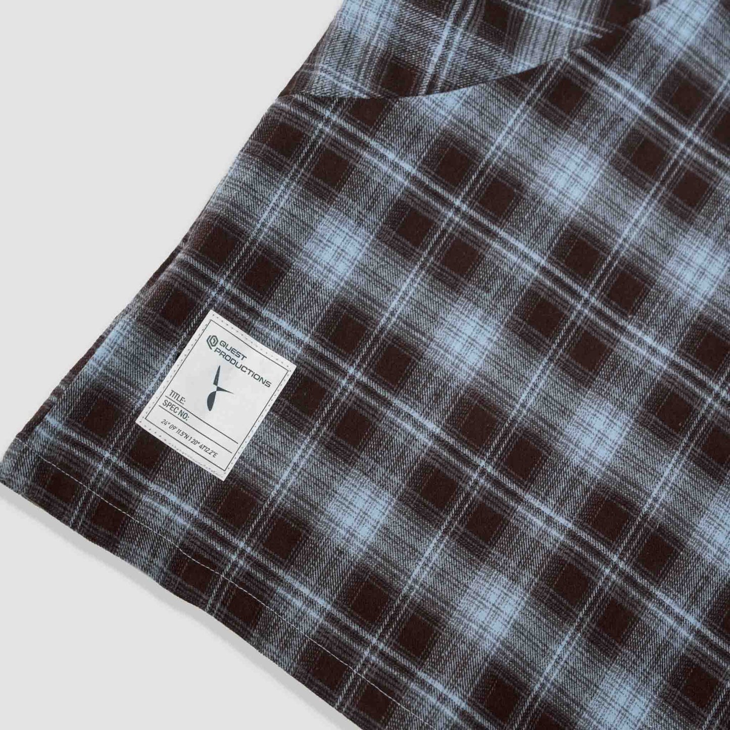 QUEST PLAID HOODED SS SHIRT 連帽格紋襯衫