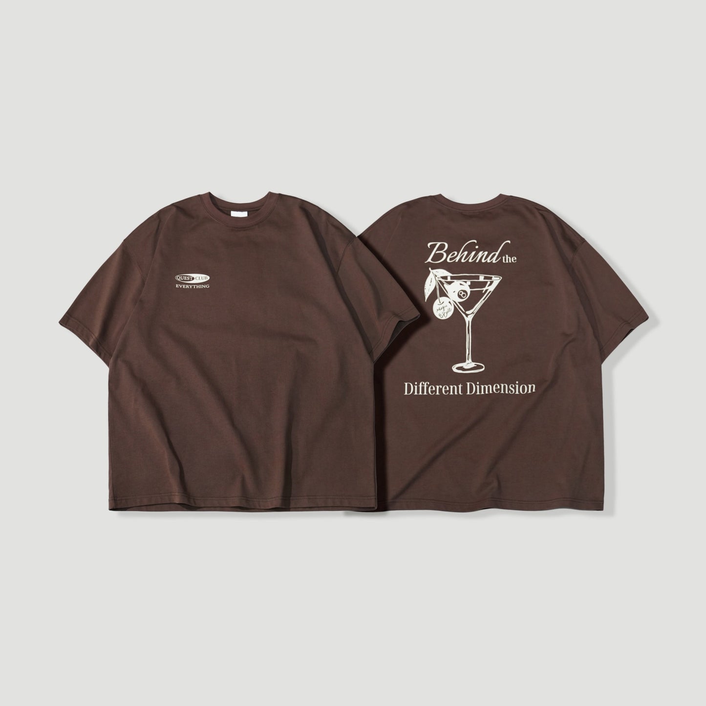 QUEST COCKTAIL GLASS TEE 酒杯 短T