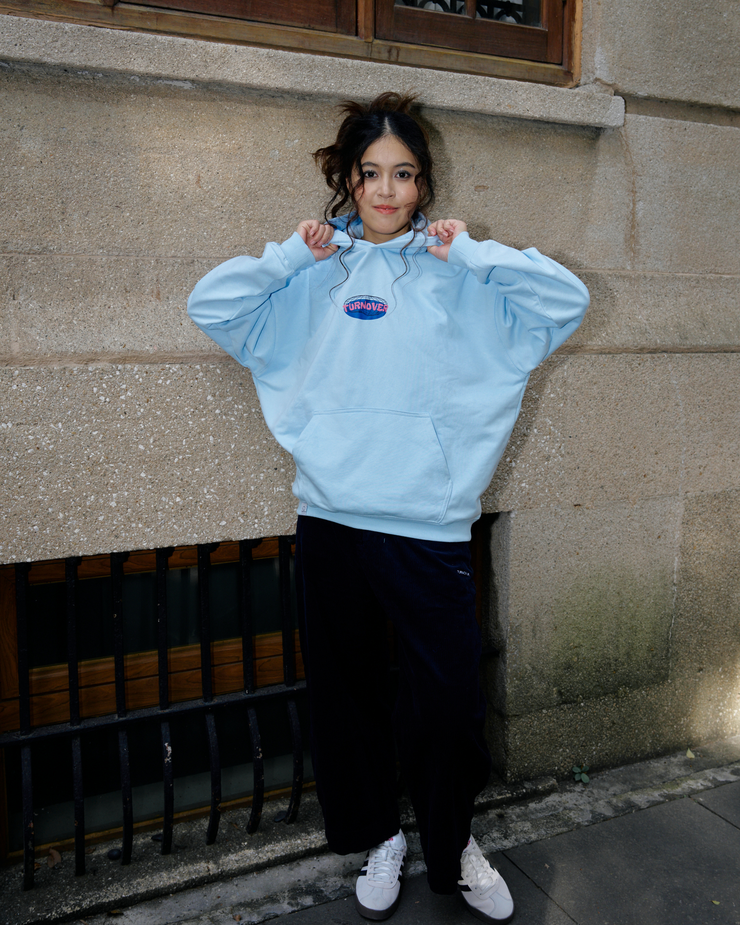 TURNOVER Light Blue Hoodie