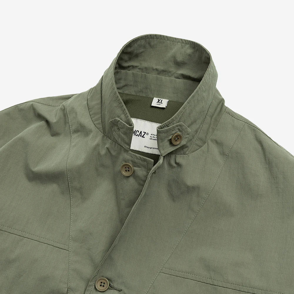 TMCAZ - Deformation Layer Multi-pocket Jacket - C41 / Foggy Green