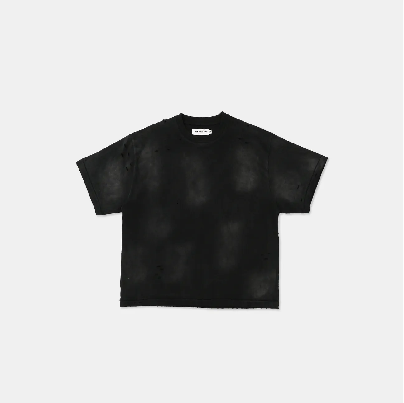 SIMON MADE TS-2466 VINTAGE 水洗 蟲洞 BOXY 短T