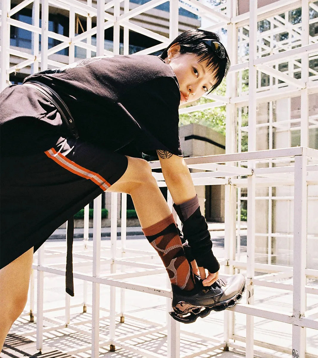 Cage 高筒休閒襪