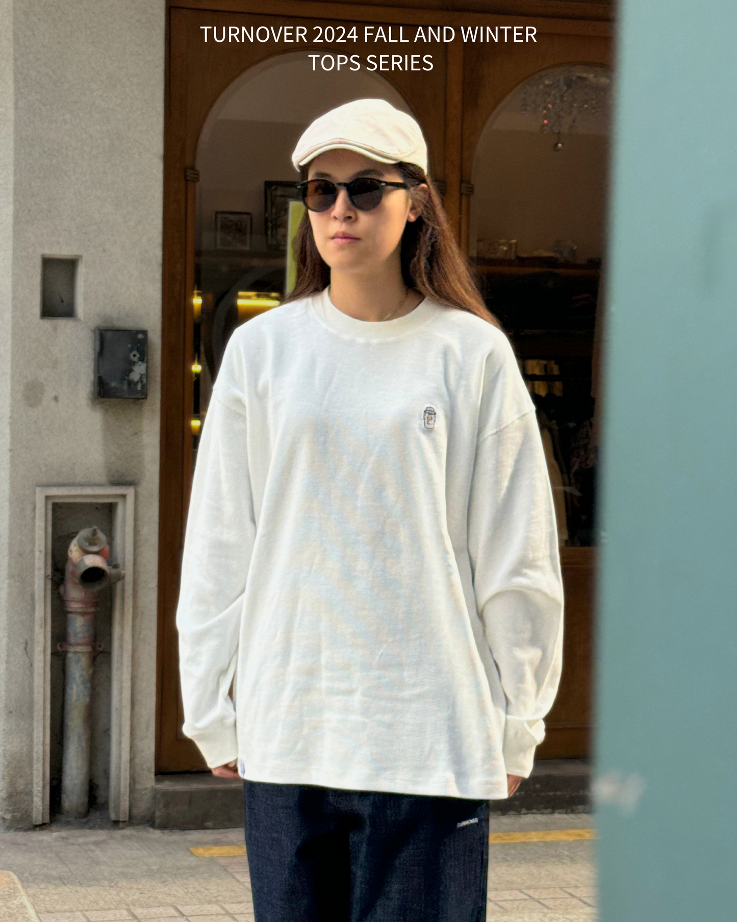 TURNOVER HEAVYWEIGHT SMALL LOGO WAFFLE
華夫格長袖Tee