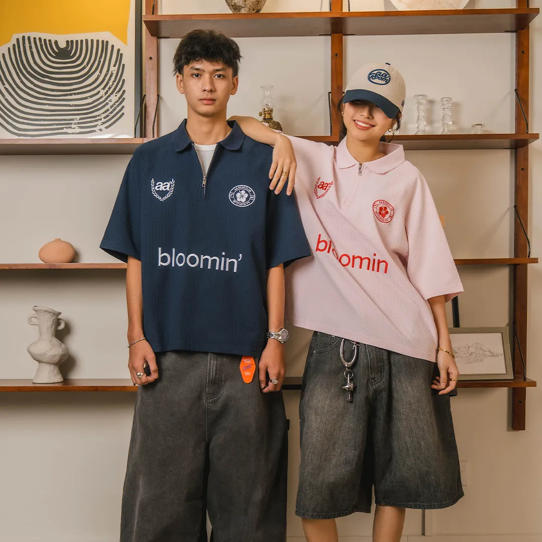 A.A Polo Waffle Navy