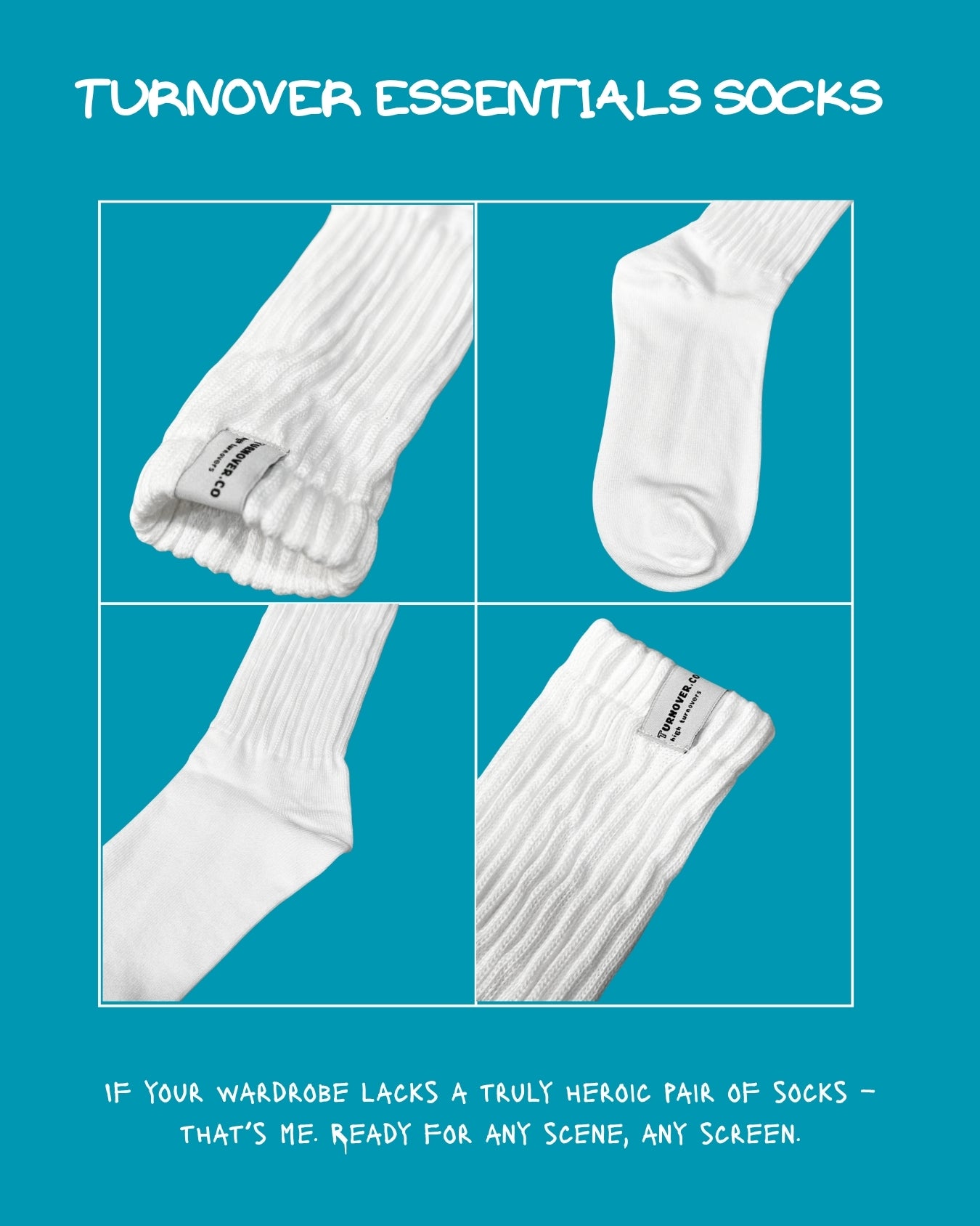 TURNOVER ESSENTIALS SOCKS