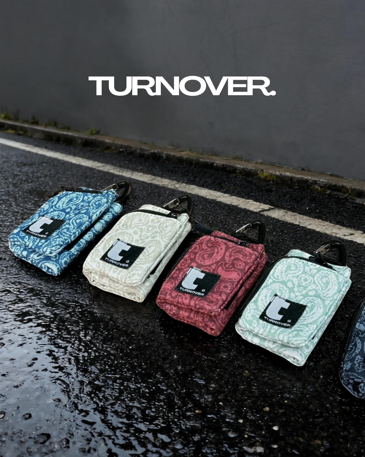 預訂早鳥優惠‼️過後就沒有了‼️TURNOVER 2026AW Paisley Go-Wallet “26AW-AS1 腰果花錢包”