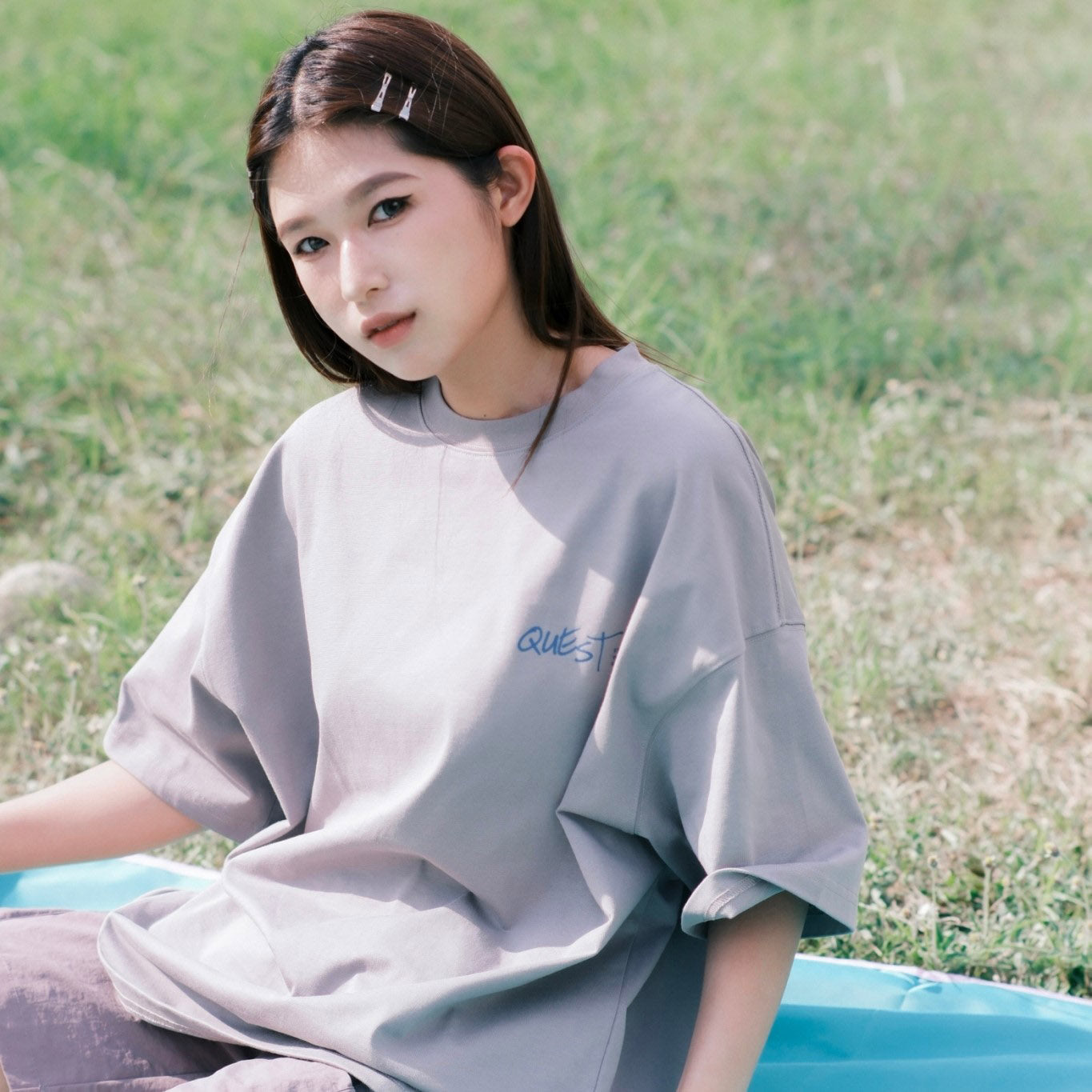 QUEST Driving Cat TEE 賽車貓咪TEE