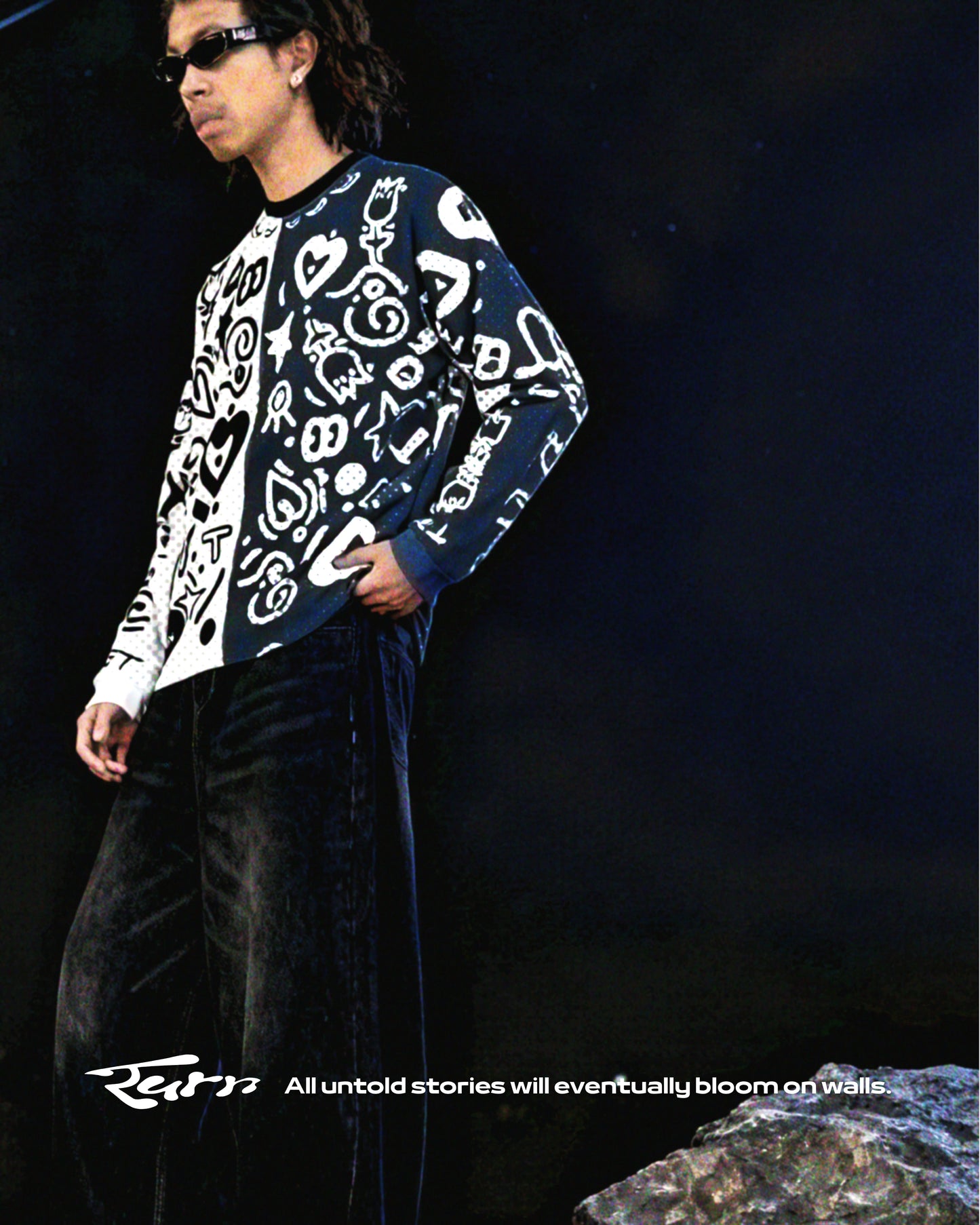 TURNOVER 2025AW Graffiti Dreamweave “25AW-LS10 雙”