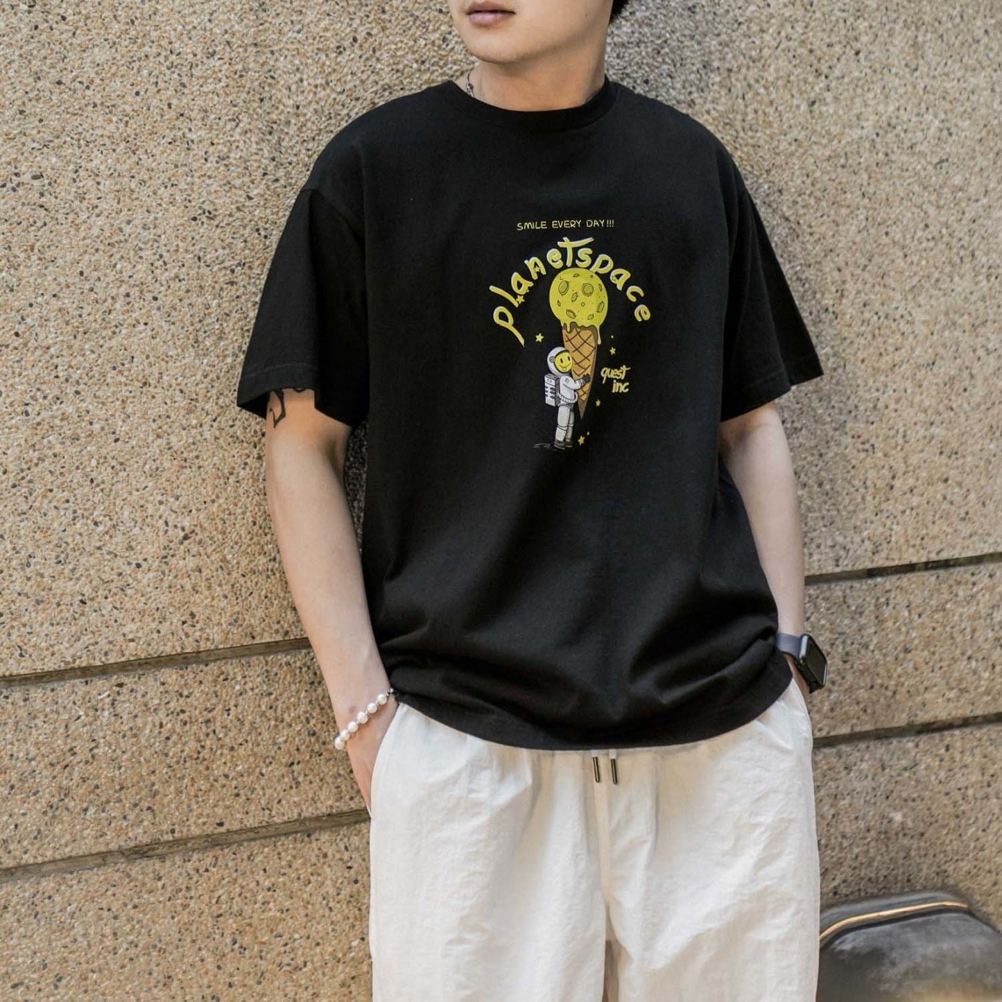 【QUEST】現貨 QUEST ICE CREAM TEE 圖案 短袖 上衣