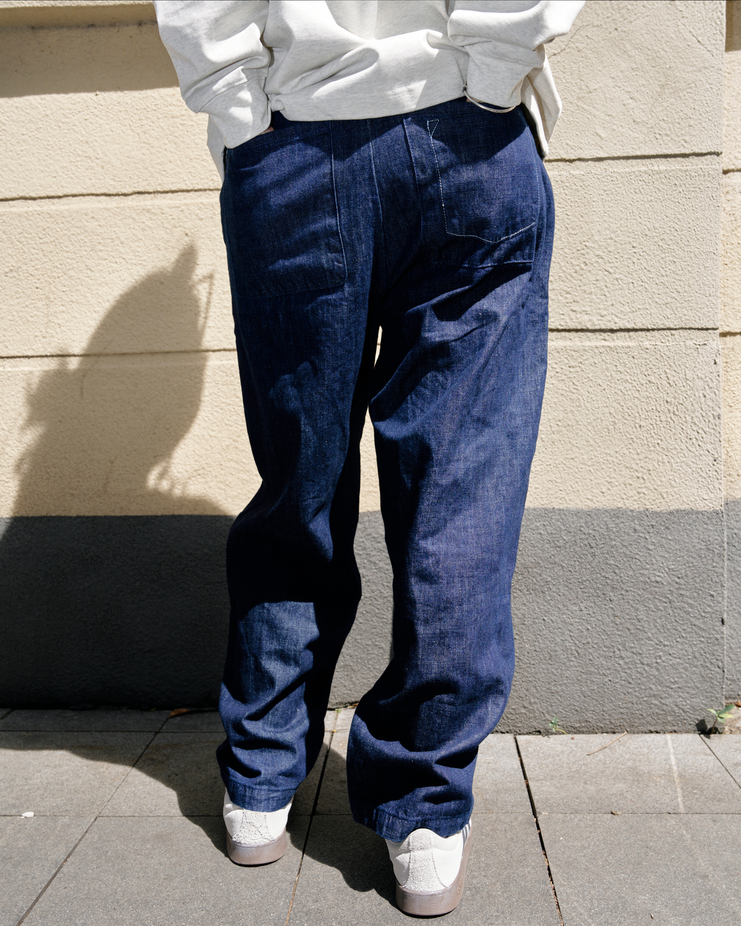 TURNOVER DENIM JEANS