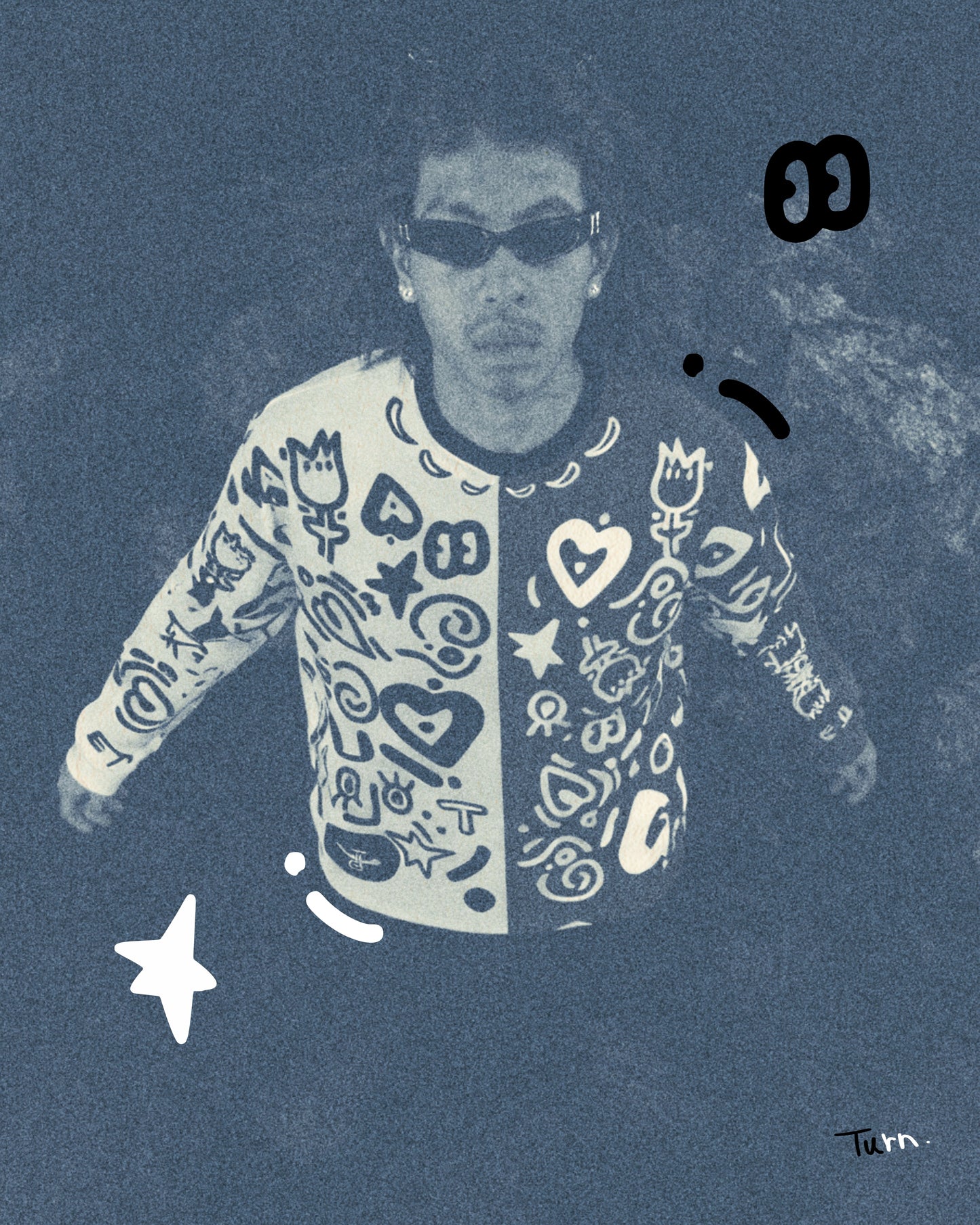 TURNOVER 2025AW Graffiti Dreamweave “25AW-LS10 雙”
