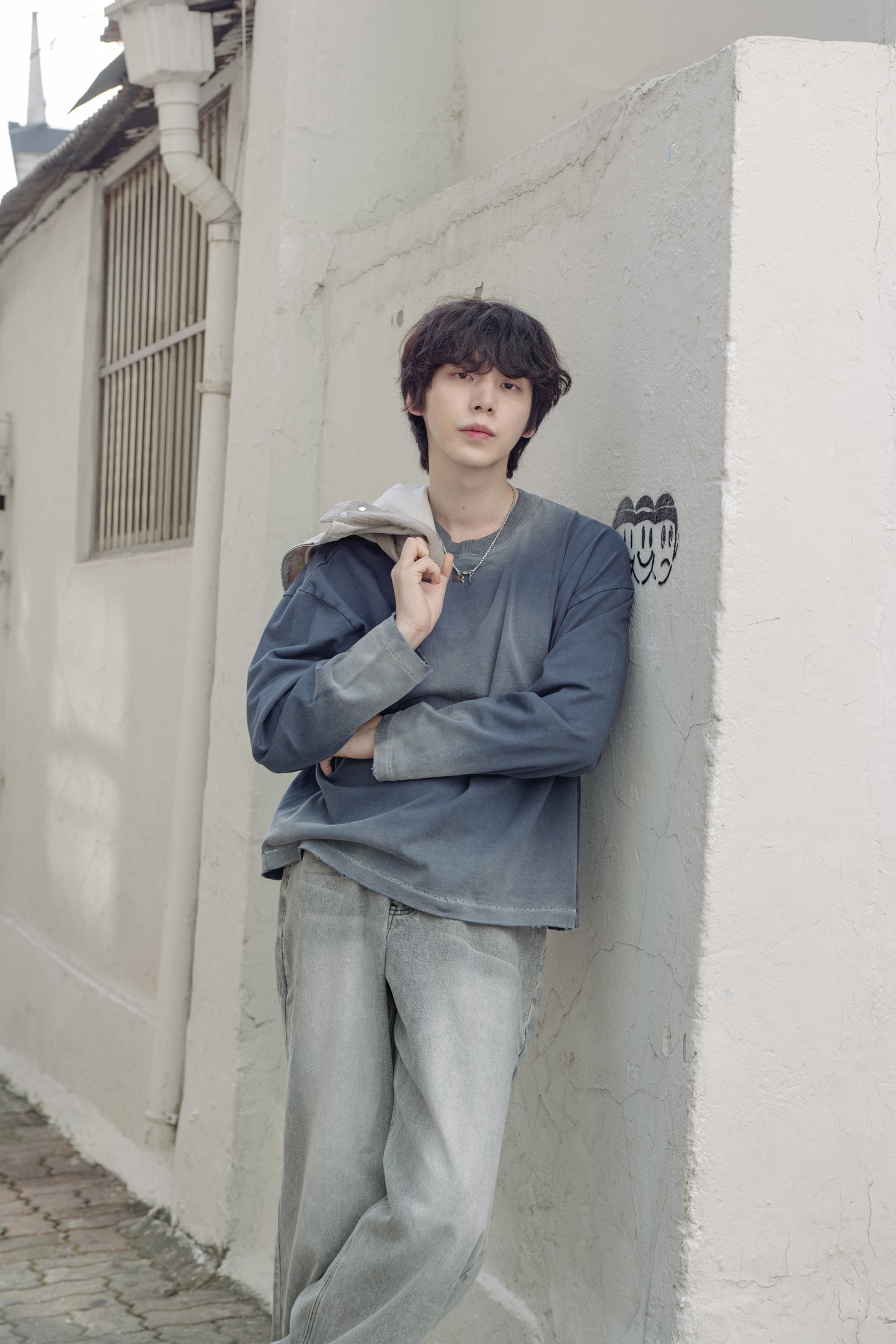 SIMON MADE TL-2421 VINTAGE 水洗 做舊 薄長袖