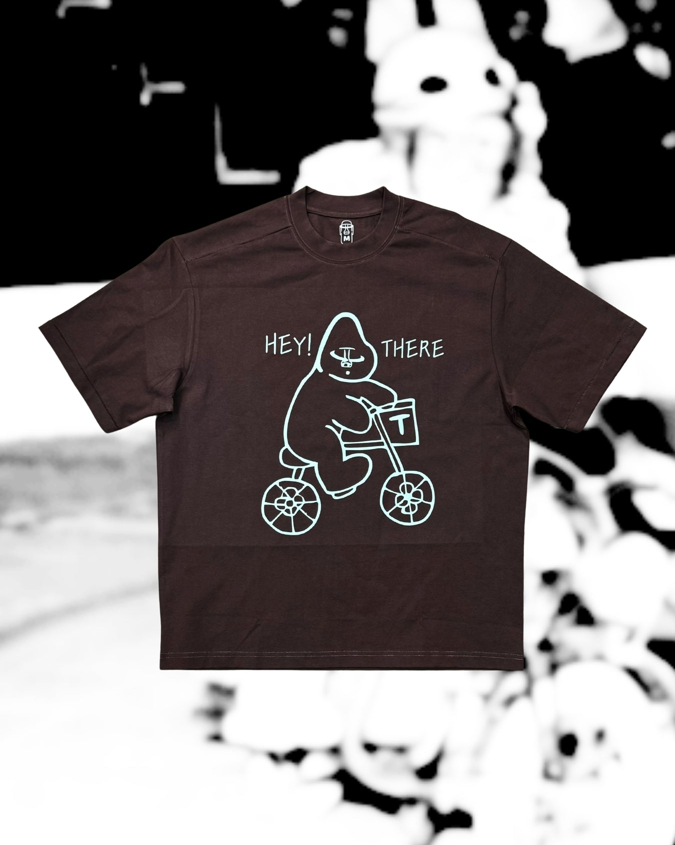TURNOVER 2025SS “HEY!THERE Tee "
“25SST21 猩猩單車TEE”