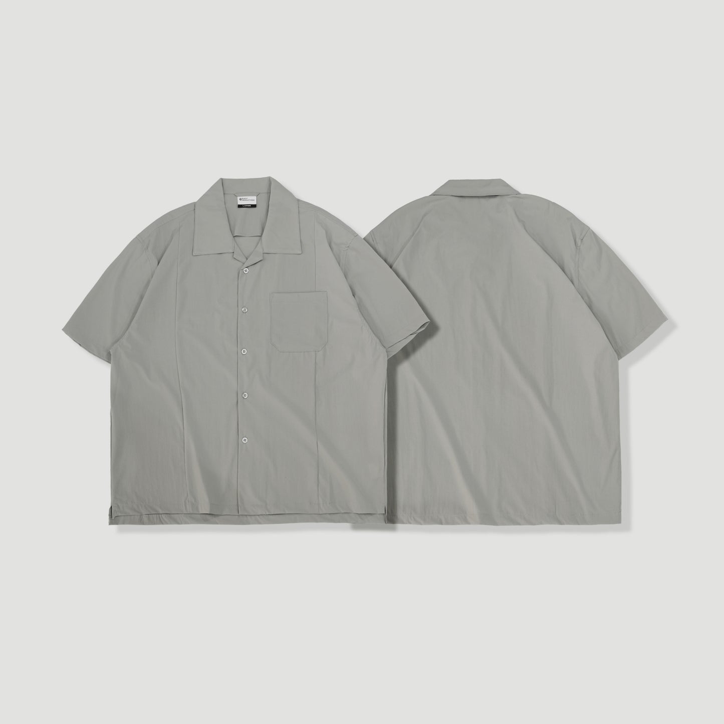 QUEST AIR SHIRT 涼感 拼接 短袖襯衫