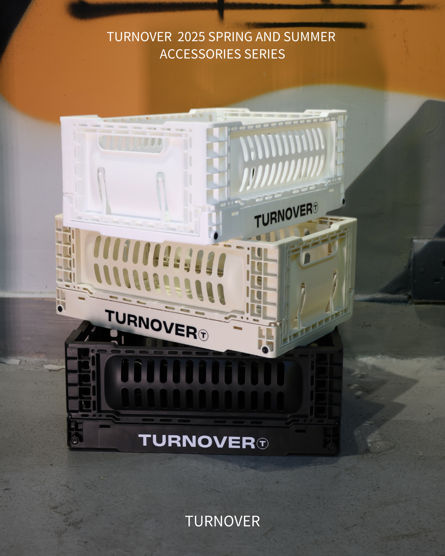 TURNOVER COLLAPSIBLE STORAGE CRATE 可折疊收納籃 A2506
