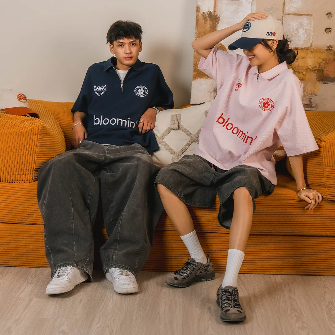A.A Polo Waffle Navy