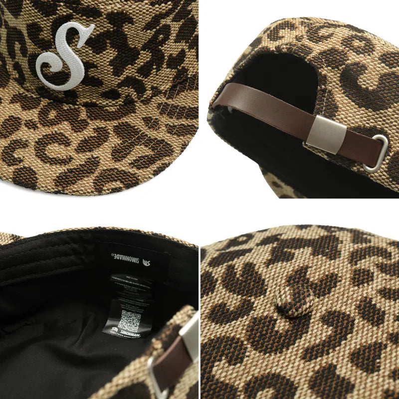 SIMON MADE ACC-2513 美式 豹紋 藥盒帽