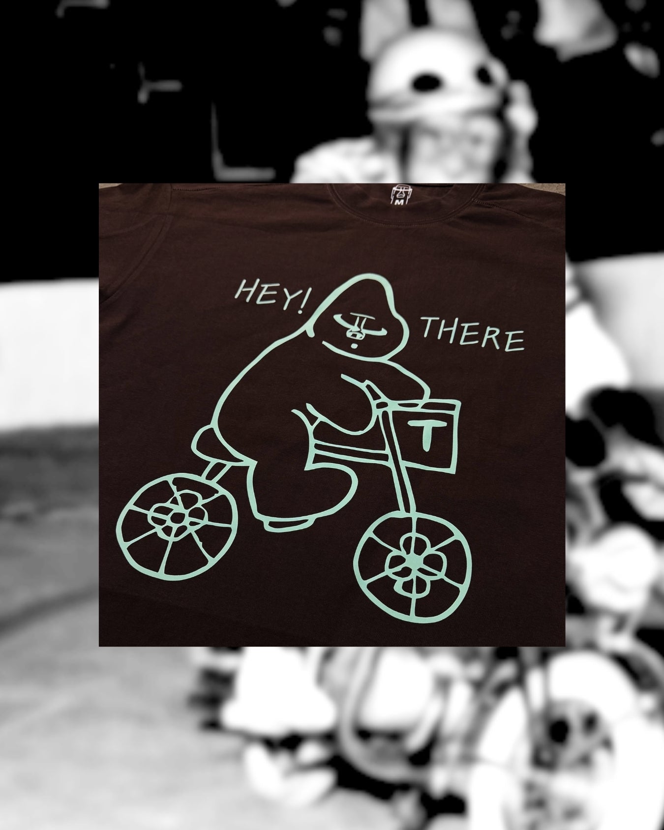 TURNOVER 2025SS “HEY!THERE Tee "
“25SST21 猩猩單車TEE”