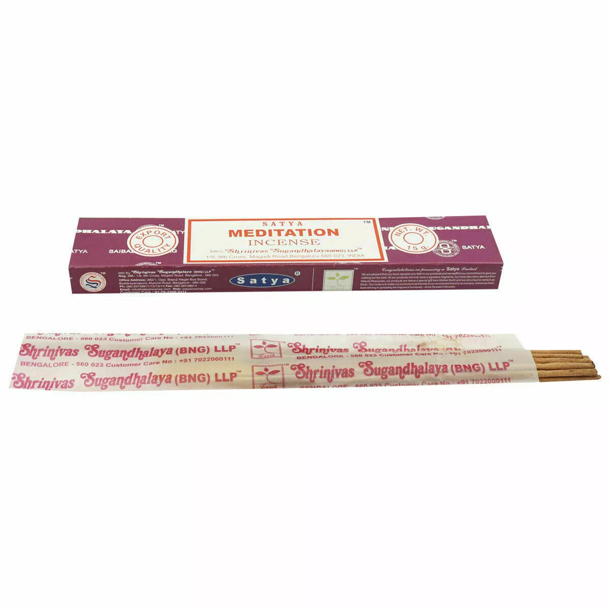 【全球最暢銷的線香】SATYA SAI BABA 賽巴巴 Nag Champa MEDITATION 印度 線香 (15g)