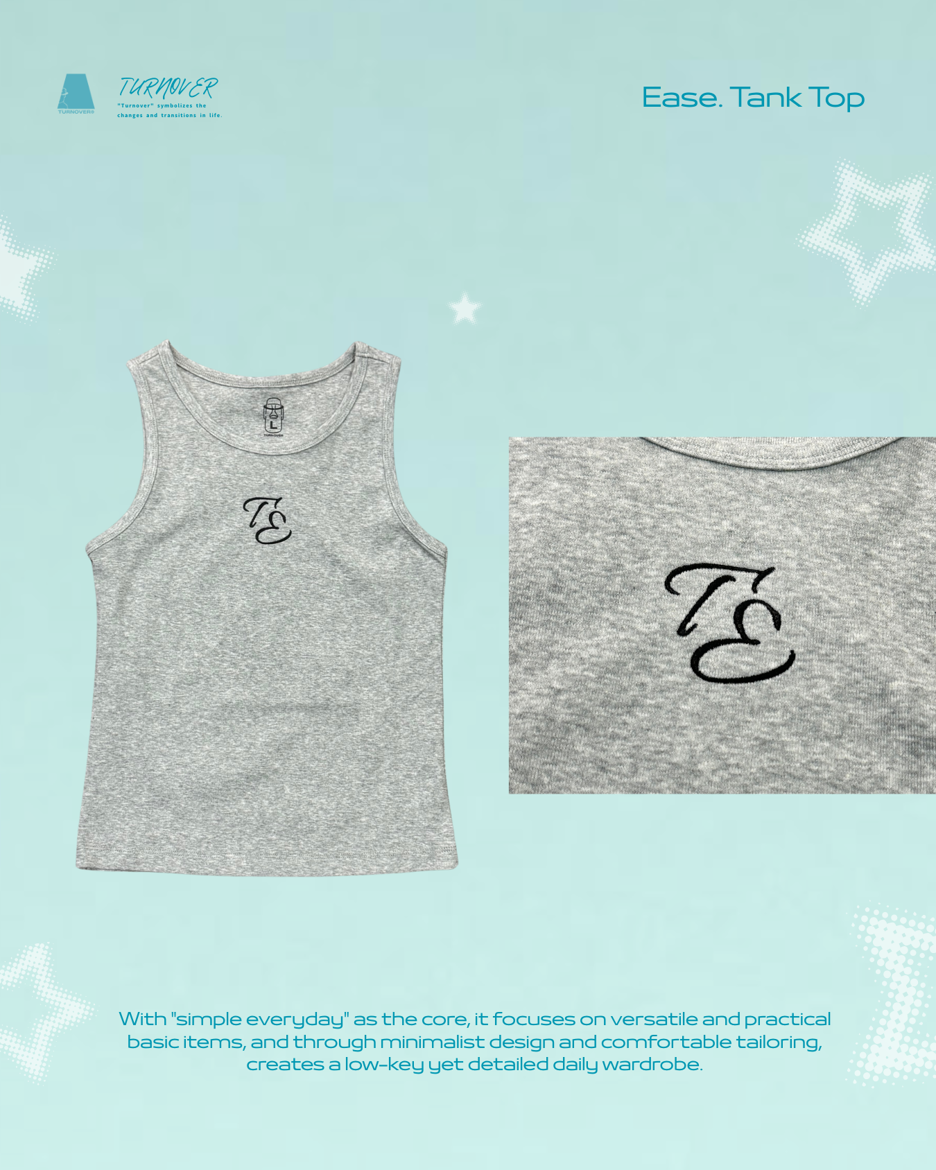 TURNOVER 2025SS Ease. Tank Top “25SSWV4 小自在,小背心”