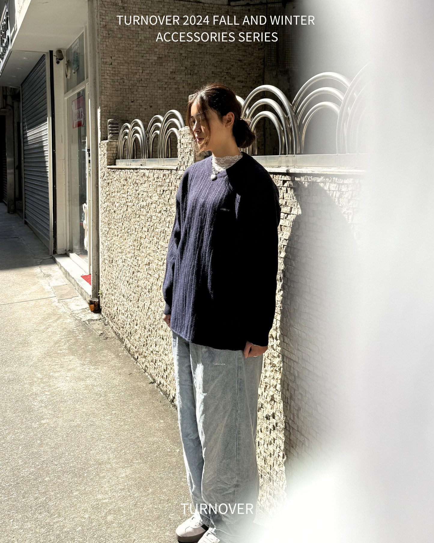TURNOVER KNITTED LONG SLEEVE