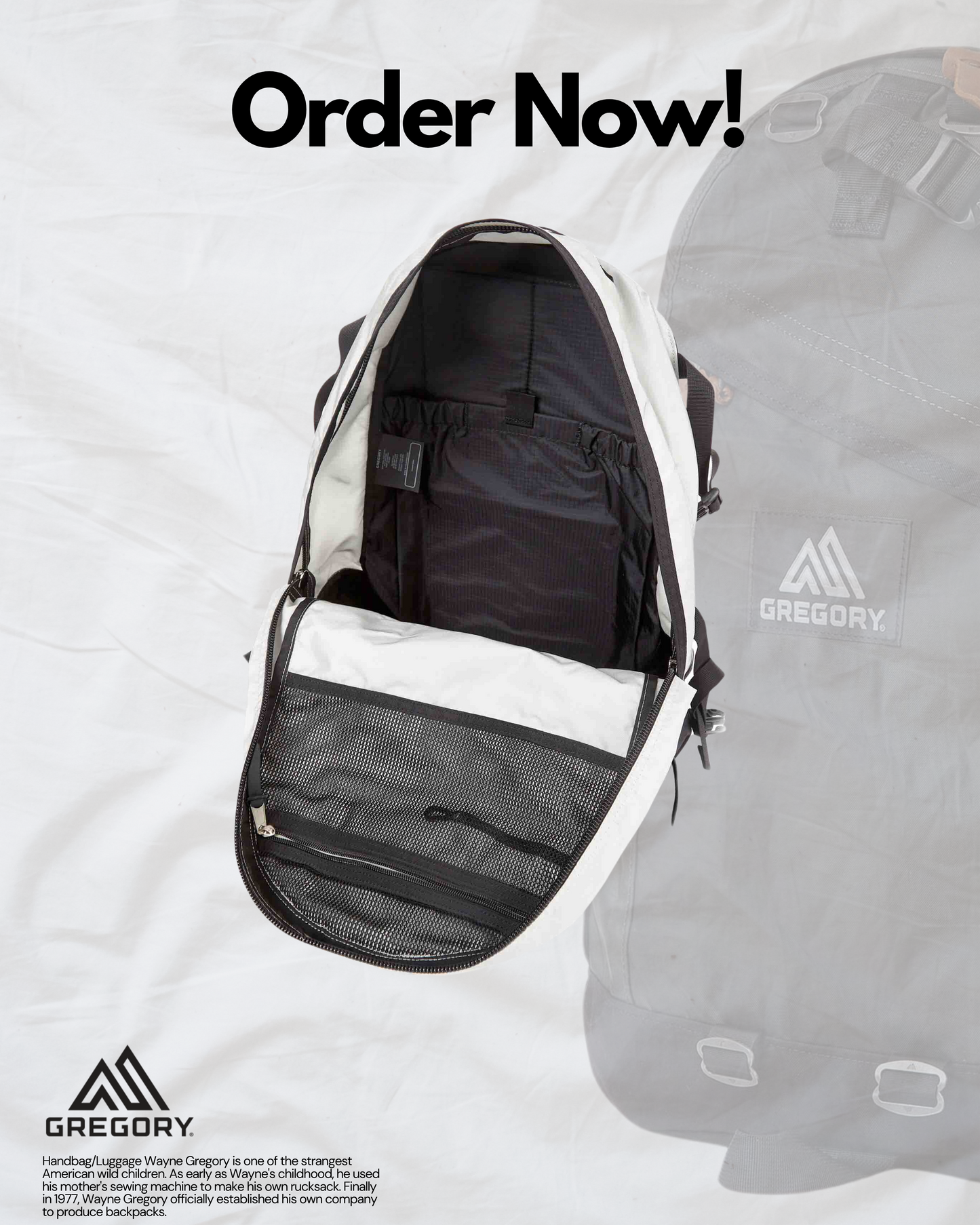 GREGORY 33L CHARCOAL / GREY