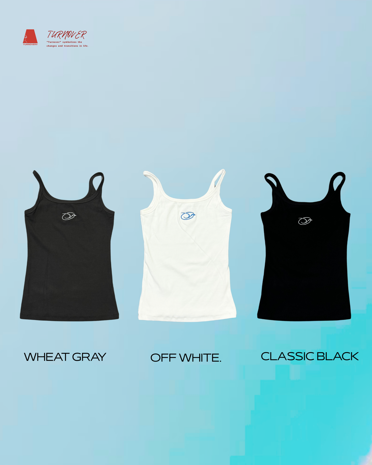 TURNOVER 2025SS Body Language Tank Top “25SSWV5 吊背小背心”
