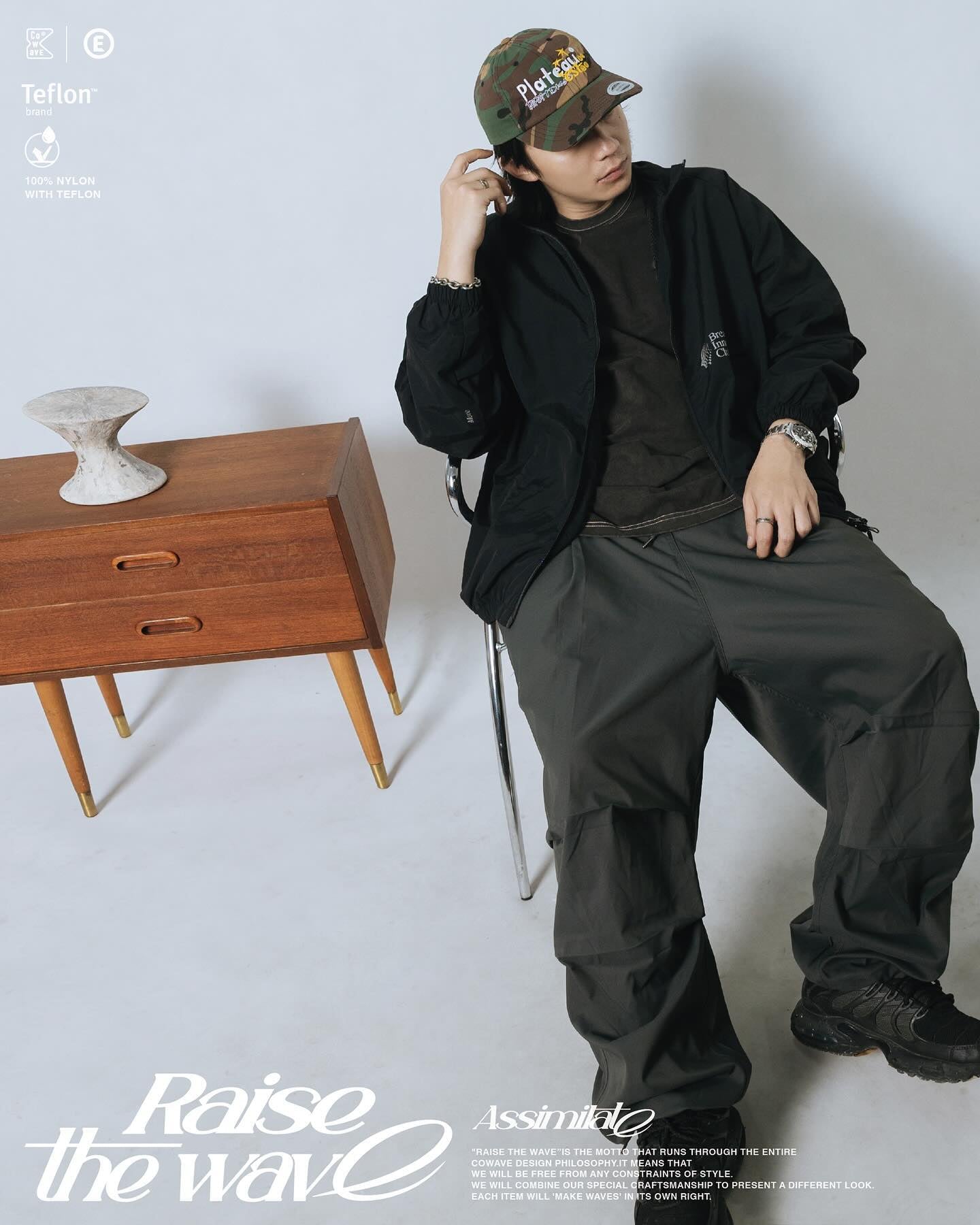 COWAVE 24SS Teflon Parachute Pants