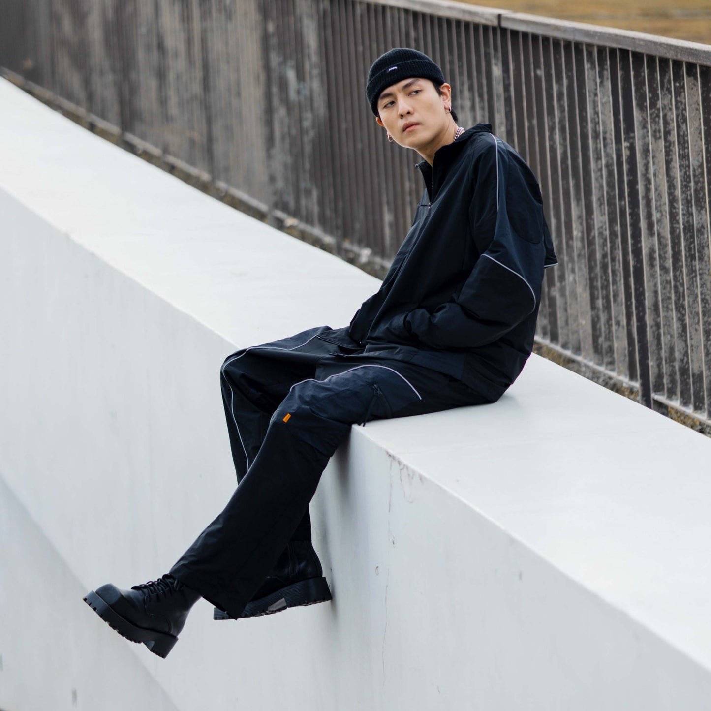 QUEST 3M POCKET CUT PANTS 尼龍反光車線長褲