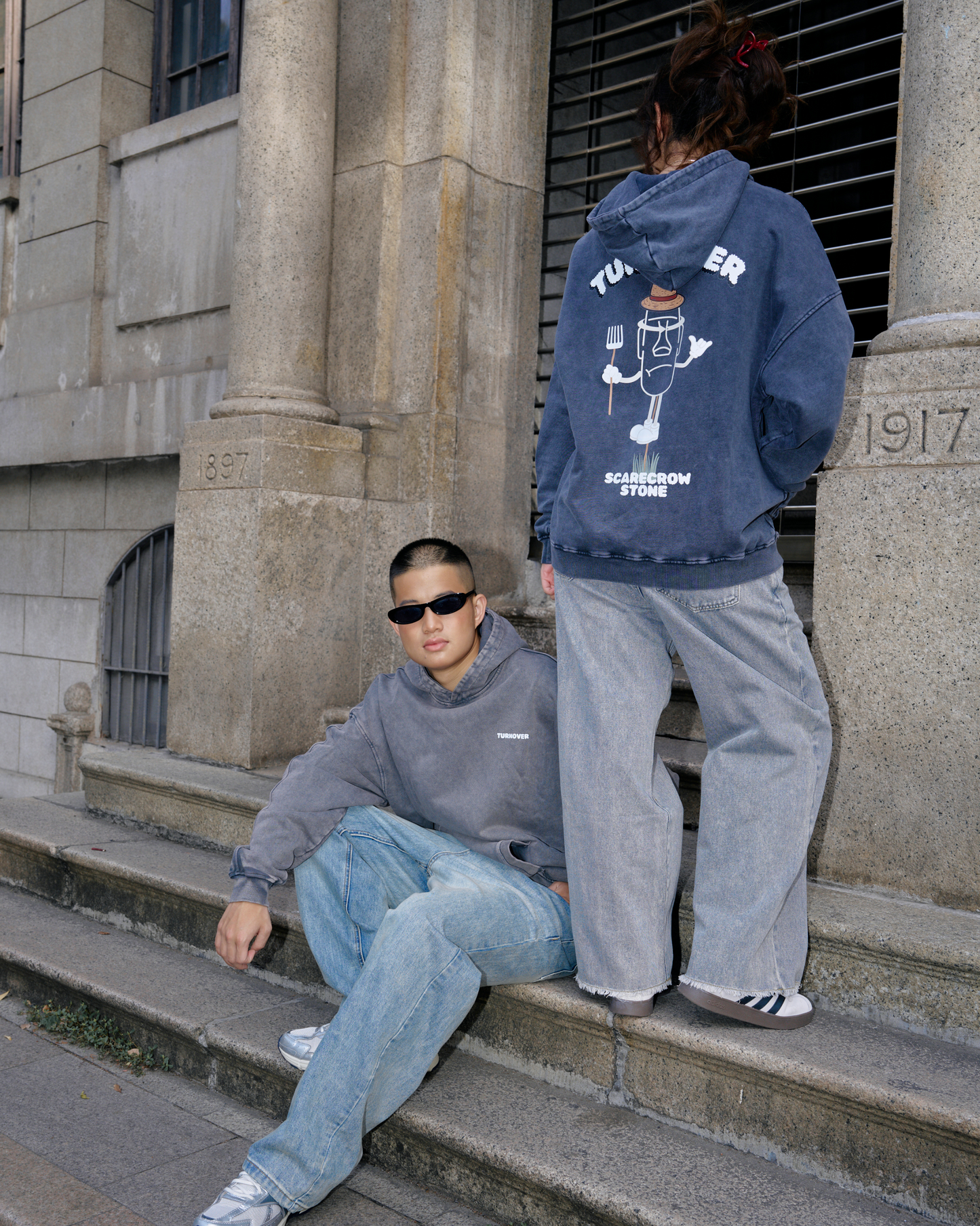 Turnover Scarecrow Stone Hoodie