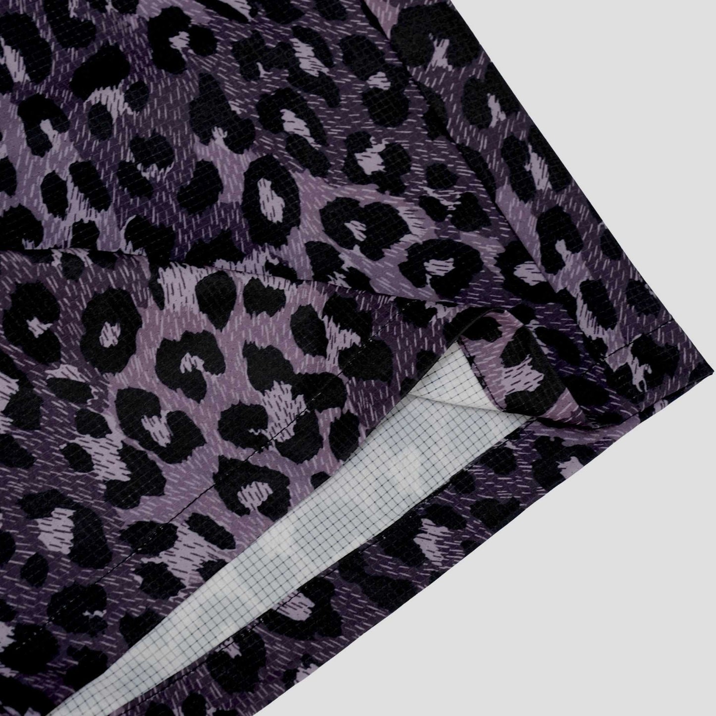 QUEST Leopard Print Shorts 涼感紫色豹紋短褲 套裝