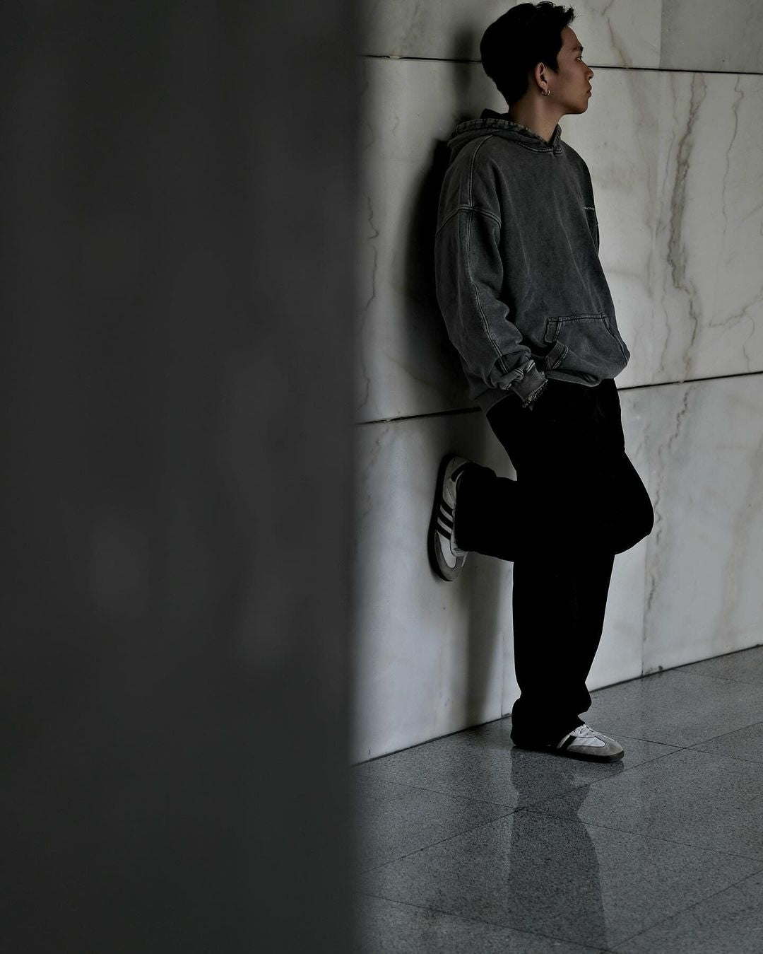 TURNOVER THIN CORDUROY PANTS