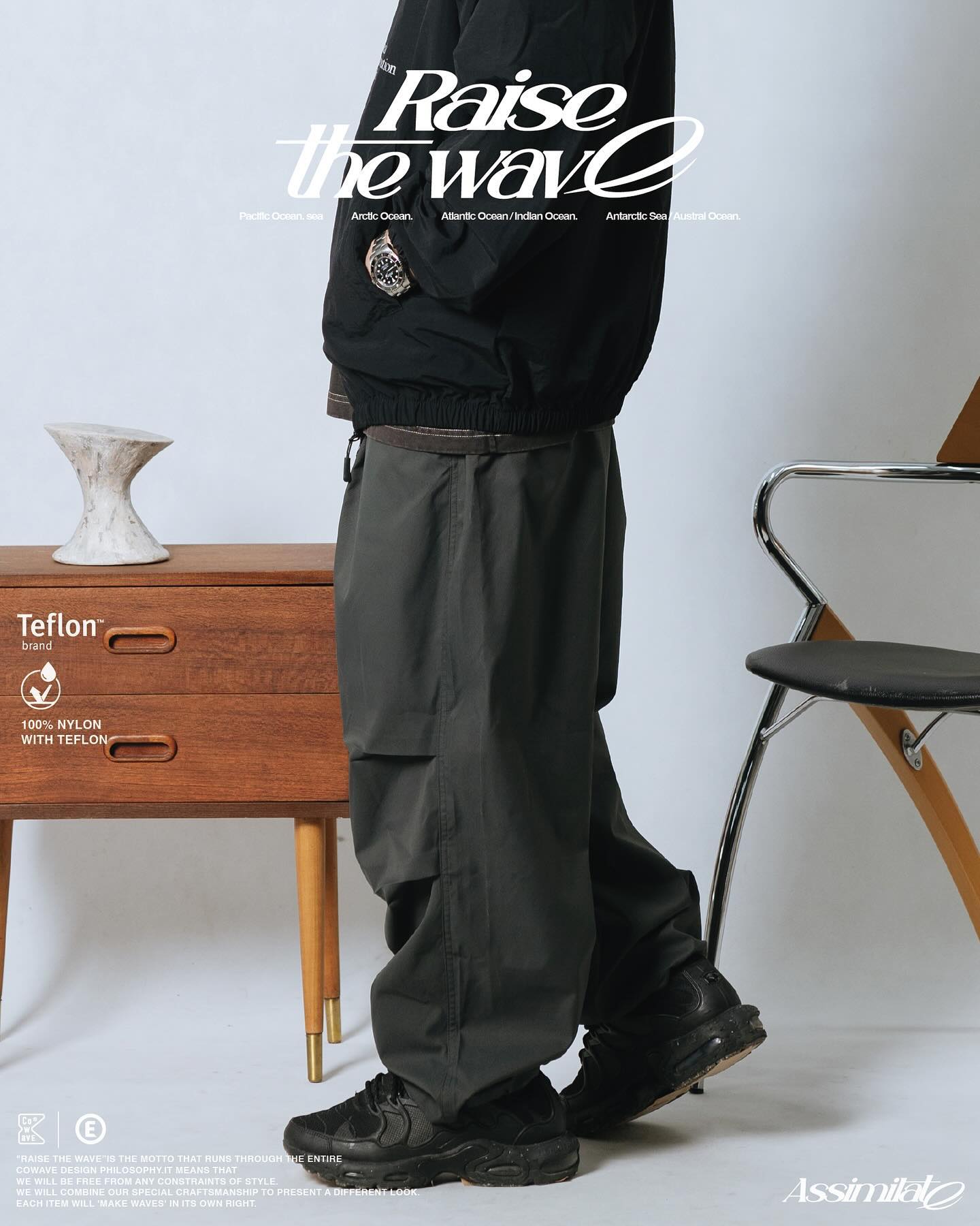 COWAVE 24SS Teflon Parachute Pants